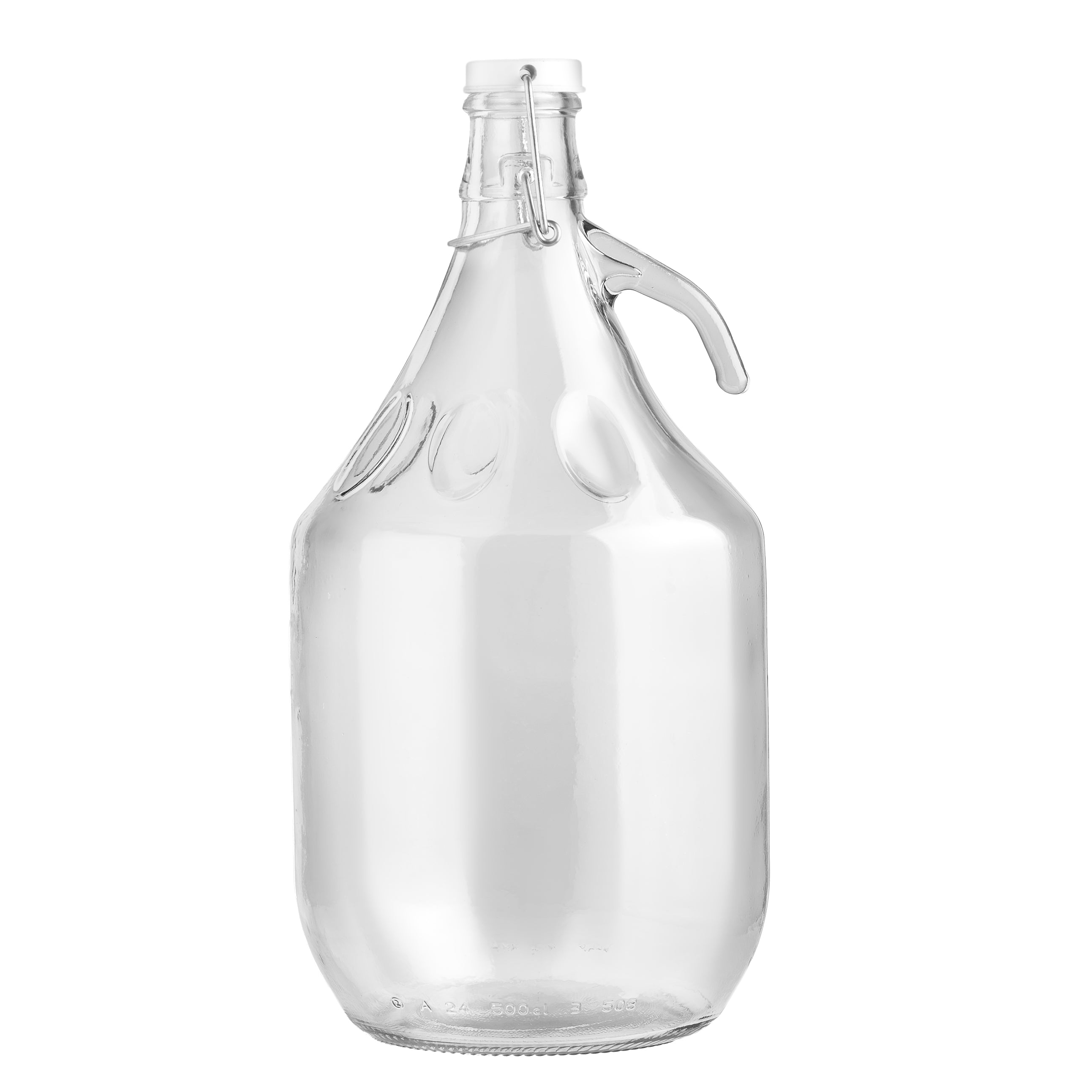 5 L Glasflasche mit Bügelverschluss – ideal für Wein, Bier & Met