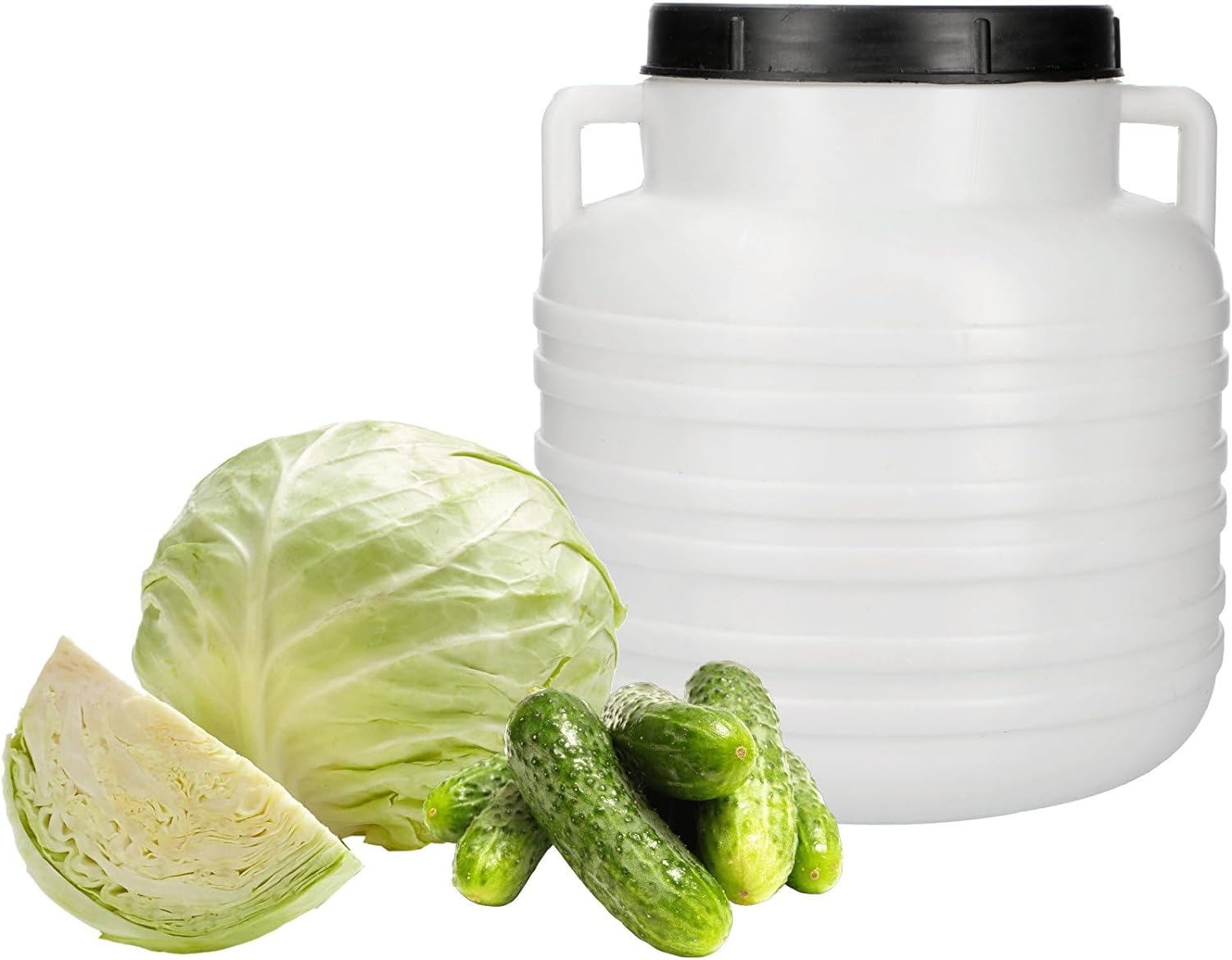 Lebensmittelfass 20 L – Für Sauerkraut, Gurken & Milchsäuregärung