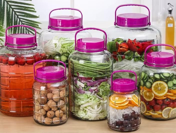 10 L Einmachglas – Mit Griff & Schraubverschluss für Küche & Vorrat