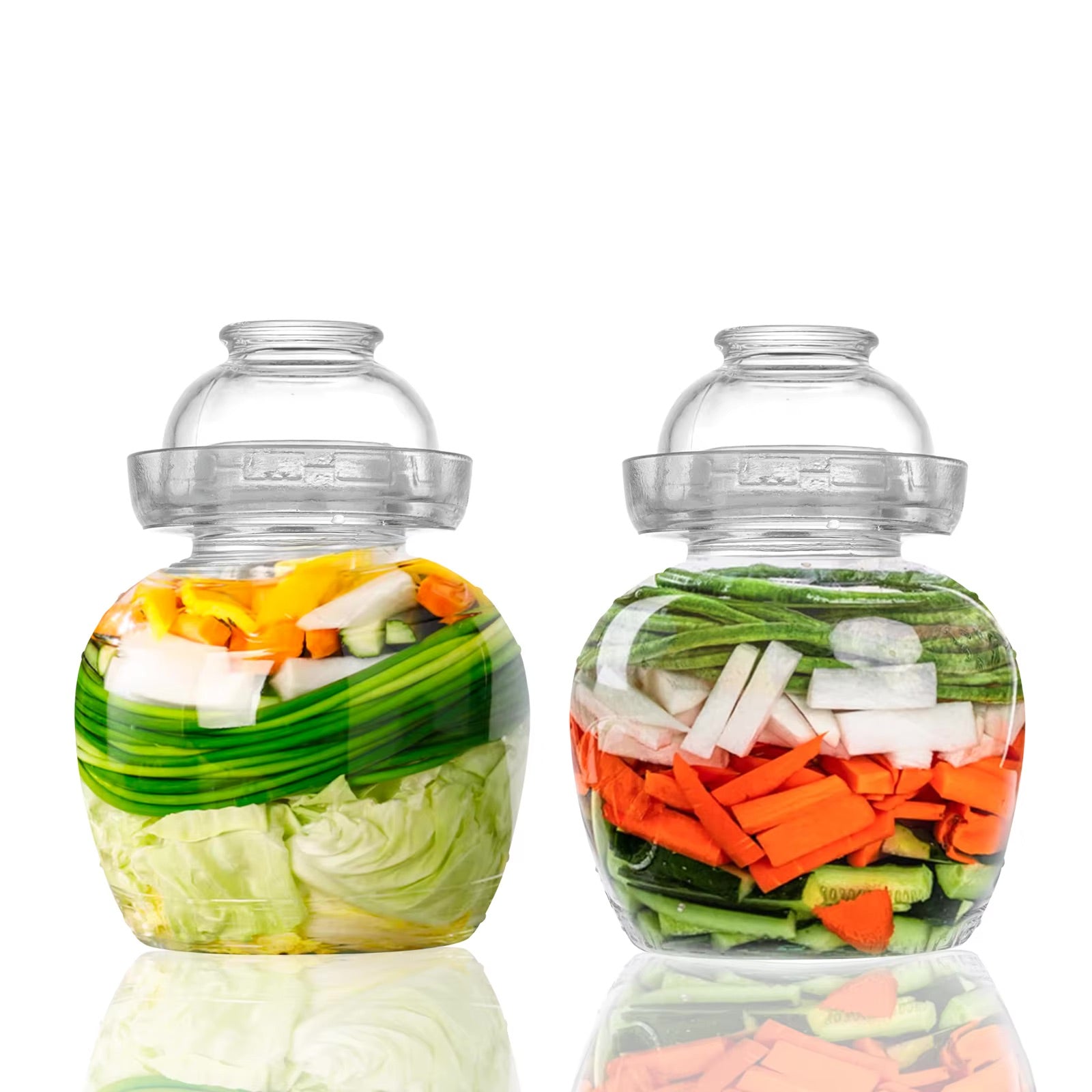 8L Fermentationsglas mit Deckel – für Kimchi, Sauerkraut & Kefir
