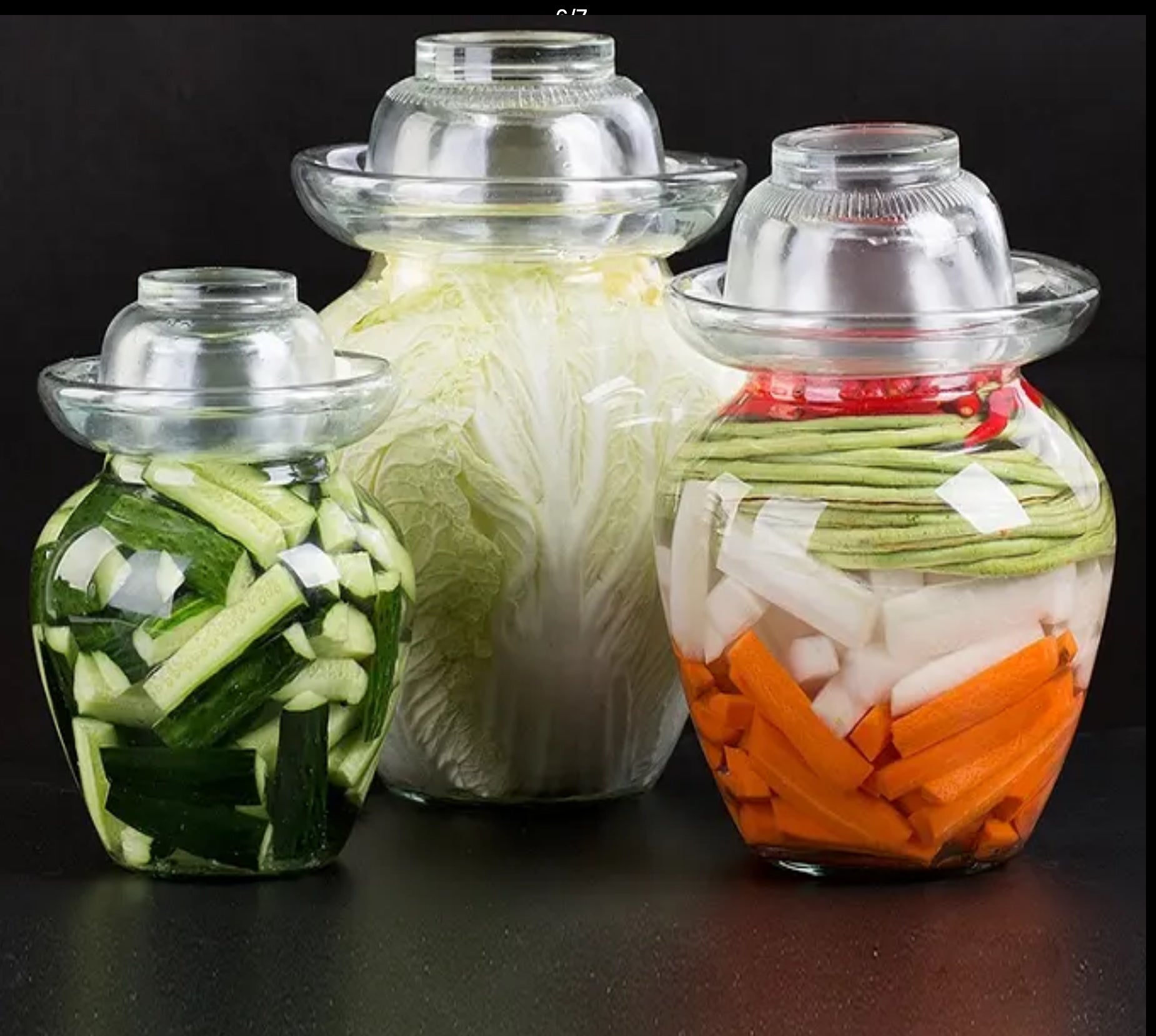 8L Fermentationsglas mit Deckel – für Kimchi, Sauerkraut & Kefir