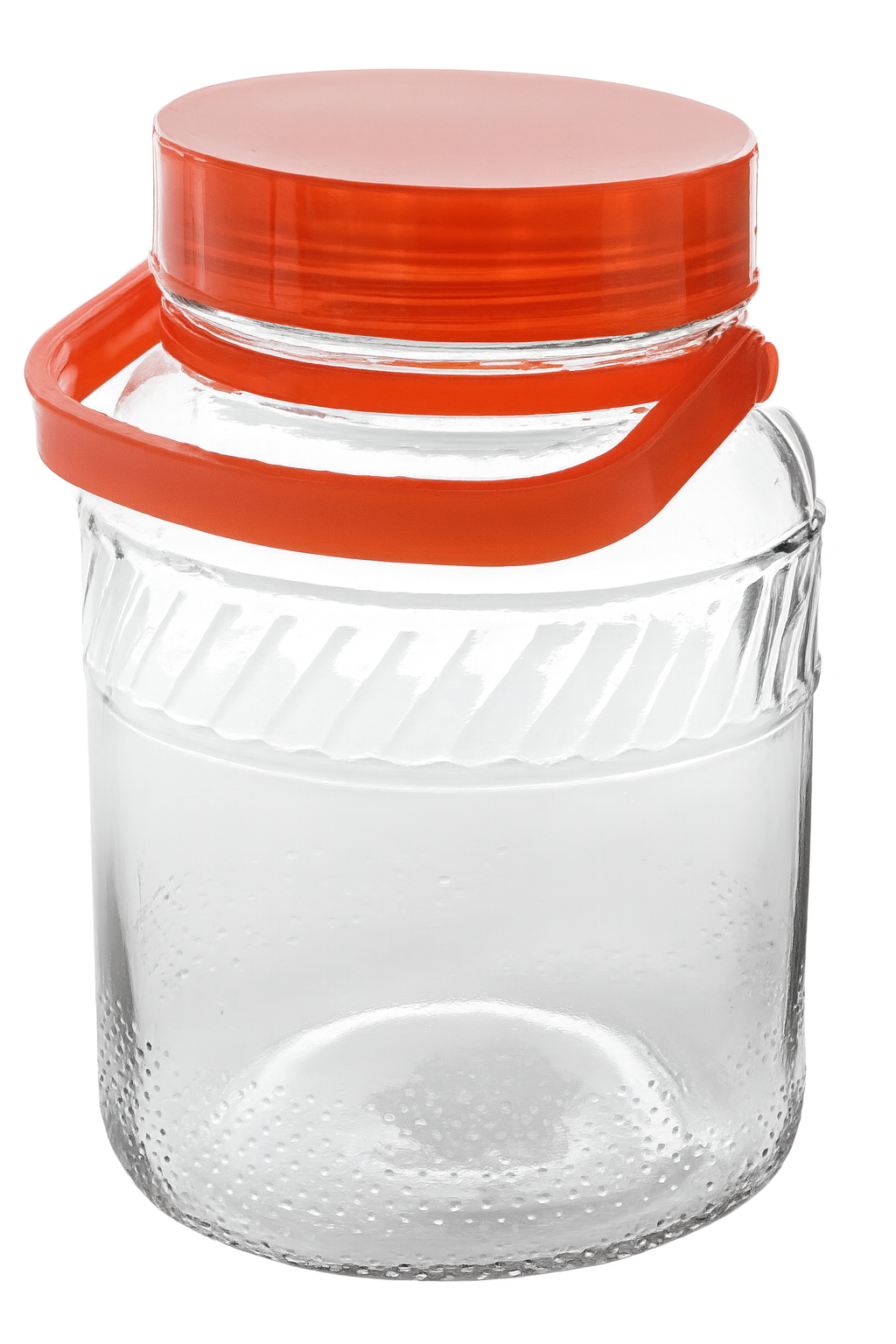 2 L Einmachglas mit Griff & Schraubverschluss – Für Küche, Vorrat & Selbstgemachtes