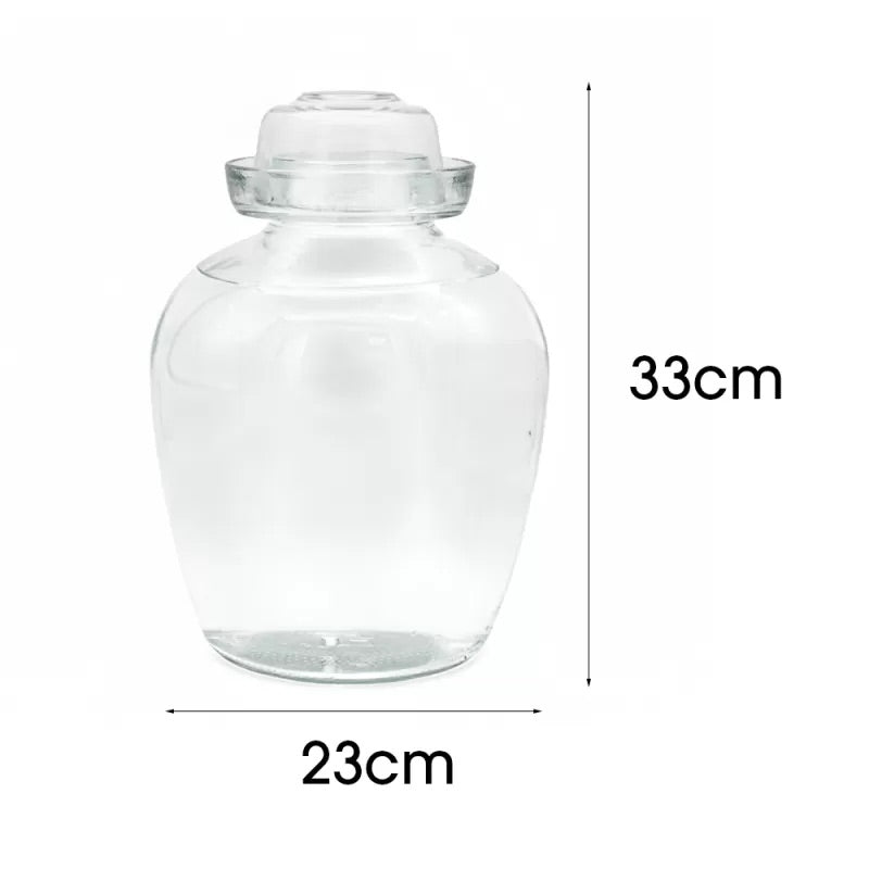 8L Fermentationsglas mit Deckel – für Kimchi, Sauerkraut & Kefir