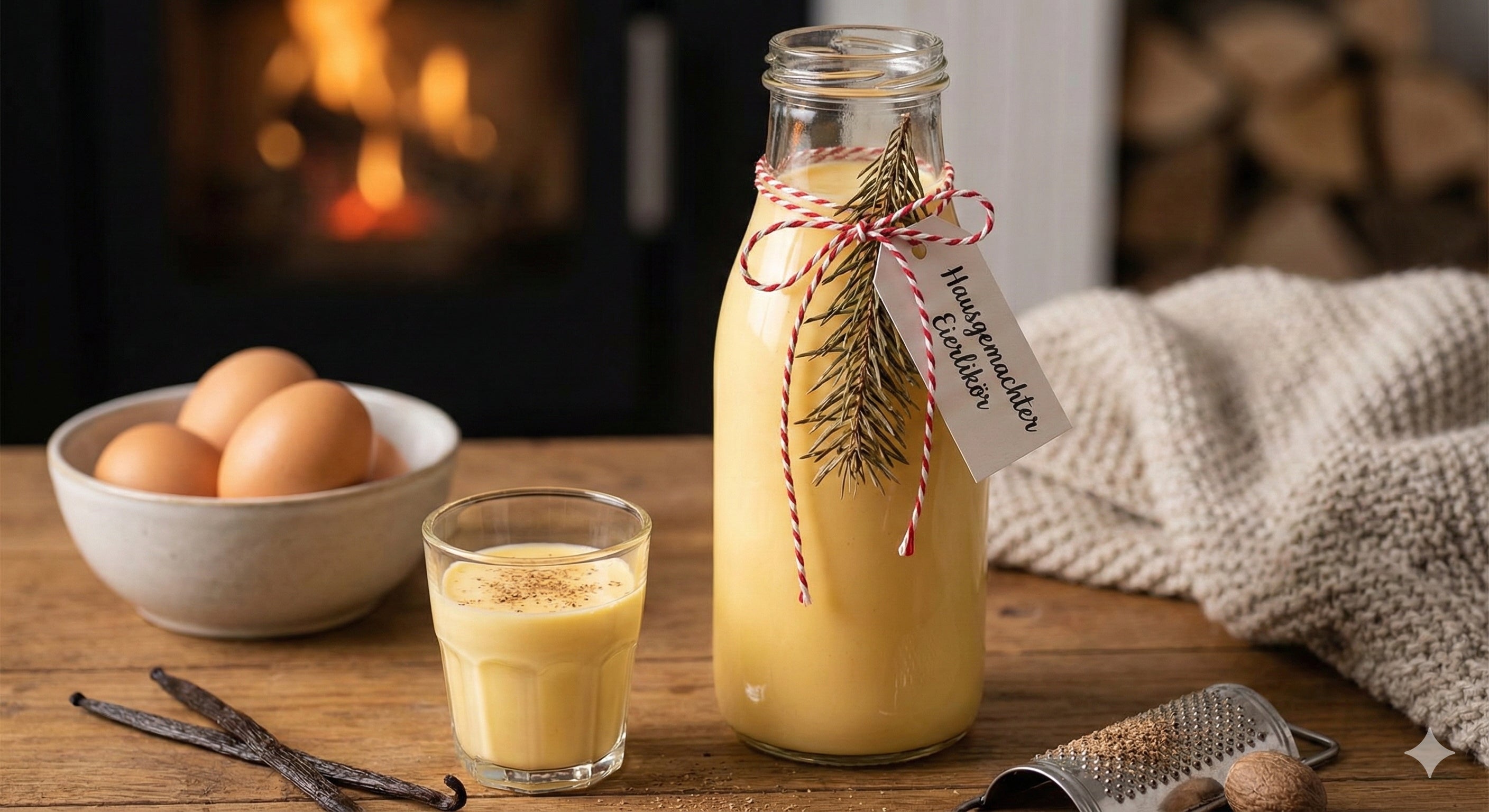 Süß, cremig und aromatisch: Unser Rezept für selbstgemachten Eierlikör
