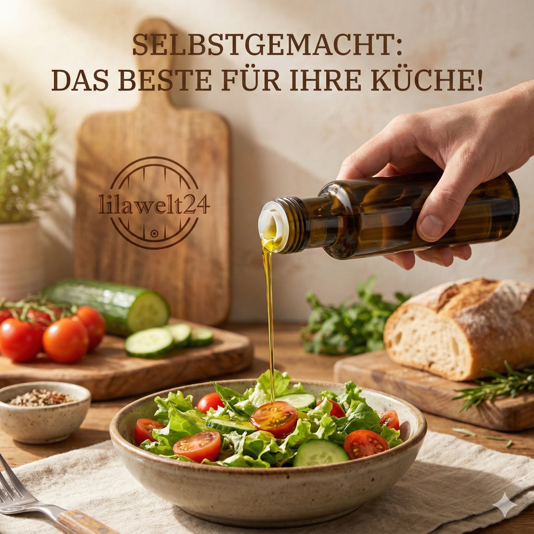 15x 100ml Glasflaschen mit Ausgießer & Schraubverschluss