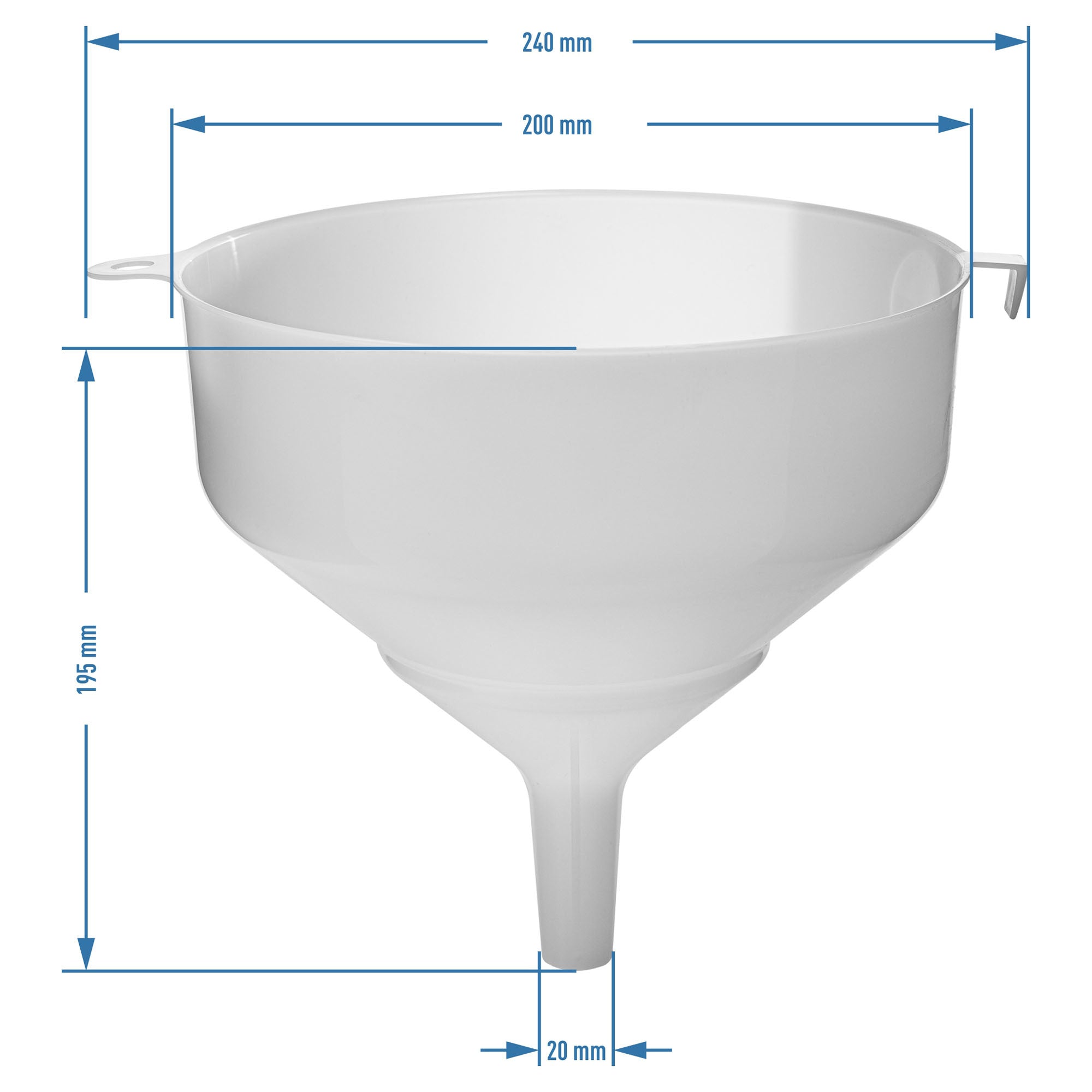 Kunststoff Trichter fi20cm