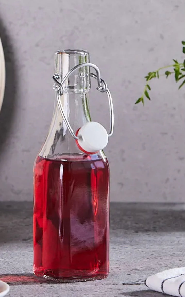 12 Glasflaschen 250ml mit Bügelverschluss