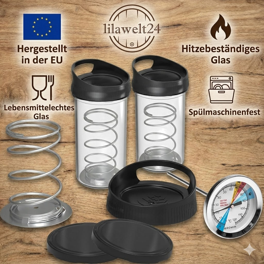 Glasschinkenkocher Duo-Set – 2x 450 g