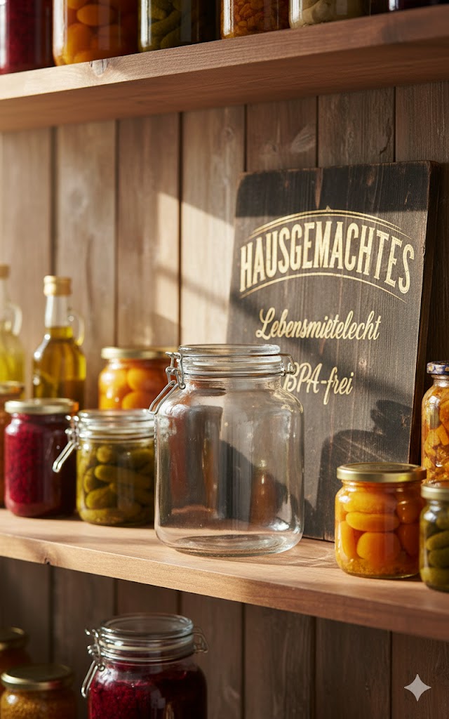 3L Vorratsglas mit Bügelverschluss und Dichtung