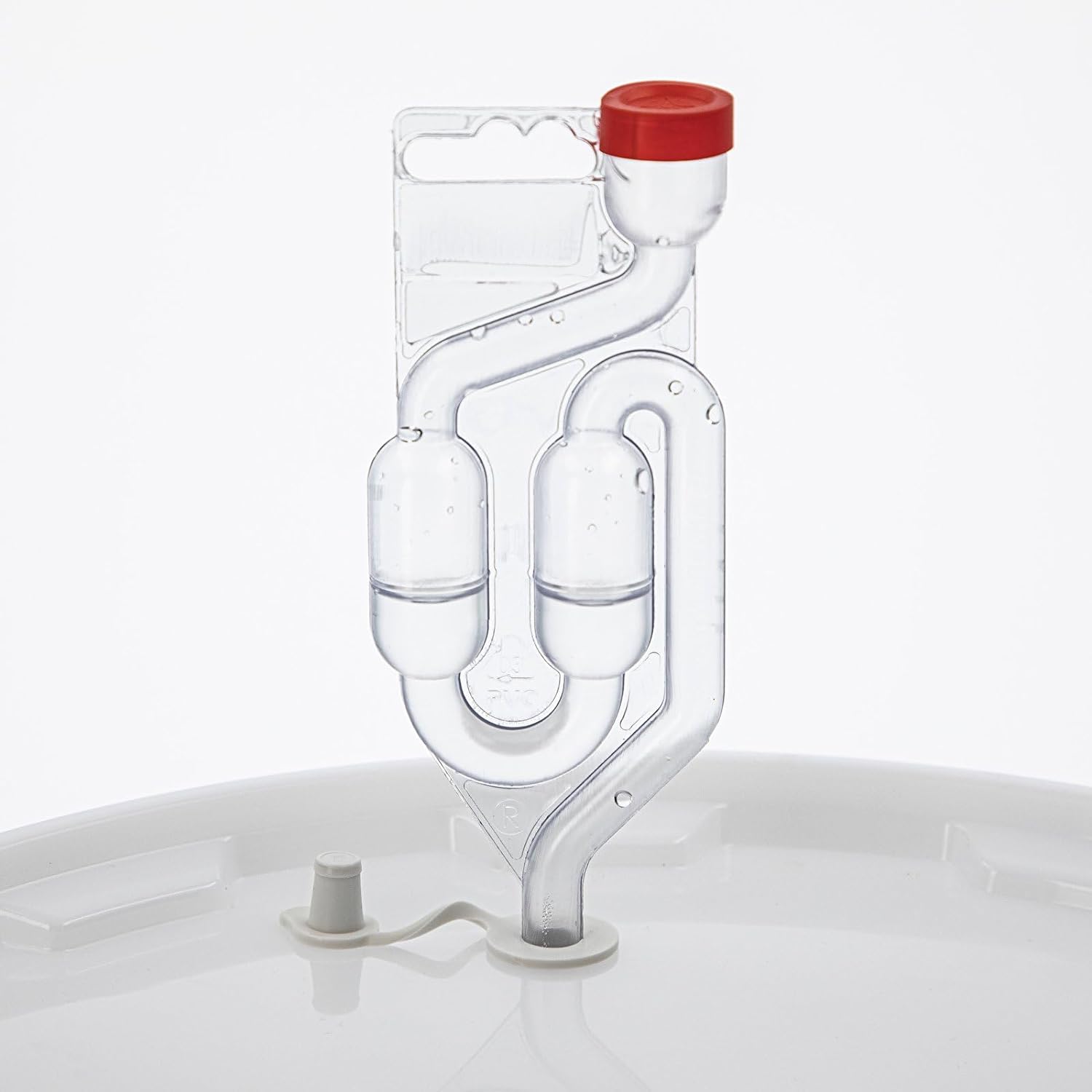 SET 30L Gärbehälter mit Skala + Deckel + Ablasshahn + Gärröhrchen + Dichtgummi