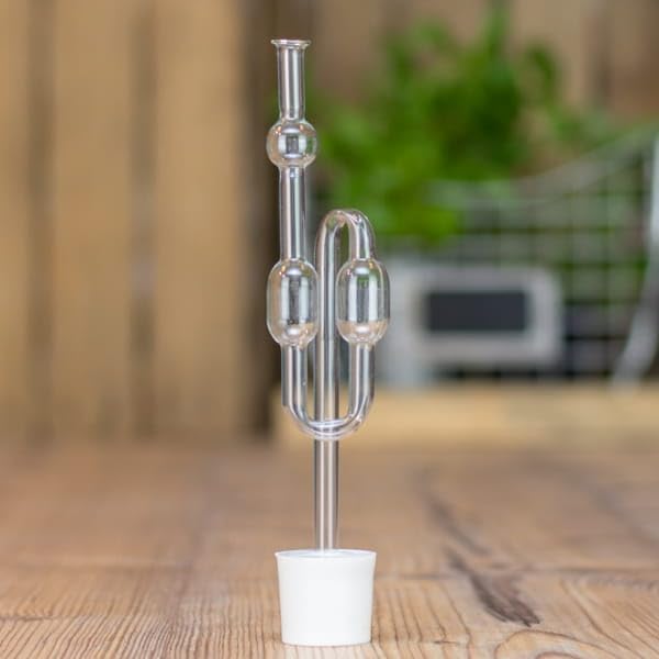 2 x 5L Glasgärballon Set mit Gärröhrchen aus Glas