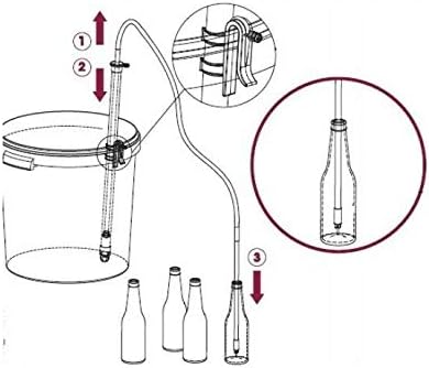 Automatischer Weinheber & Bierheber 64 cm mit Ventil-Stopp