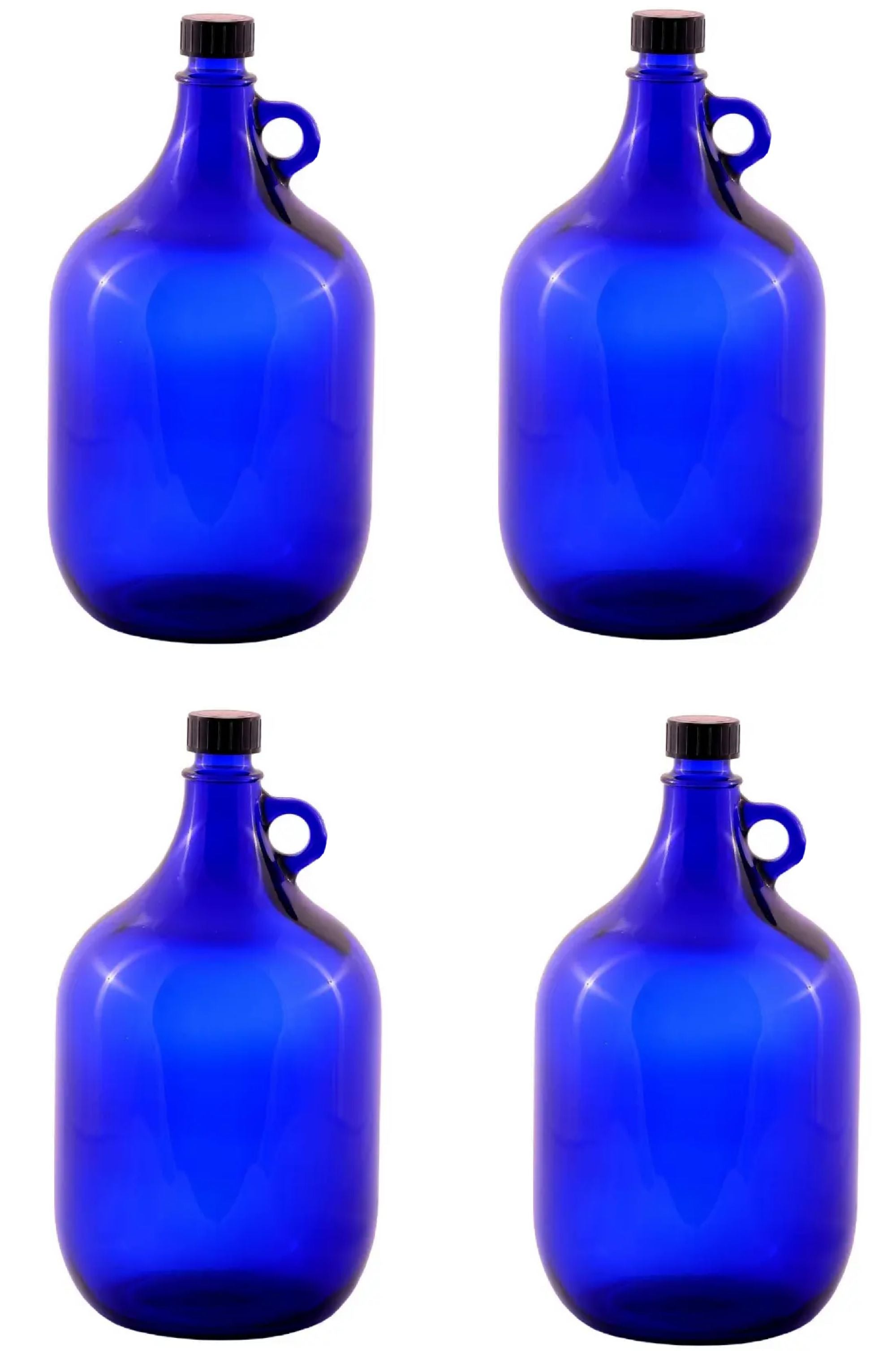 4x 2L Blaue Flasche