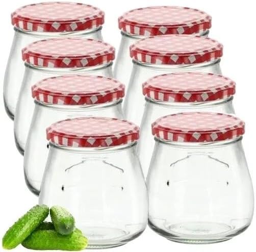8 Stück Vorratsgläser| Füllmenge 500 ml
