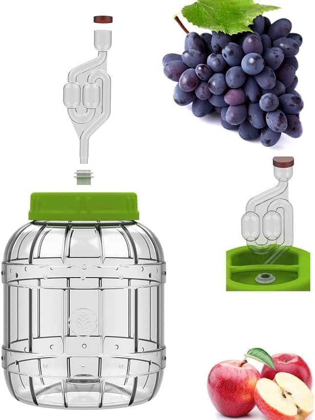 3L+ 5L+ 8L Gärbehälter aus Kunstoff