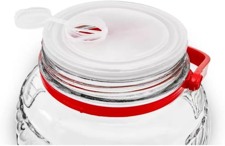 2 L Einmachglas mit Griff & Schraubverschluss – Für Küche, Vorrat & Selbstgemachtes