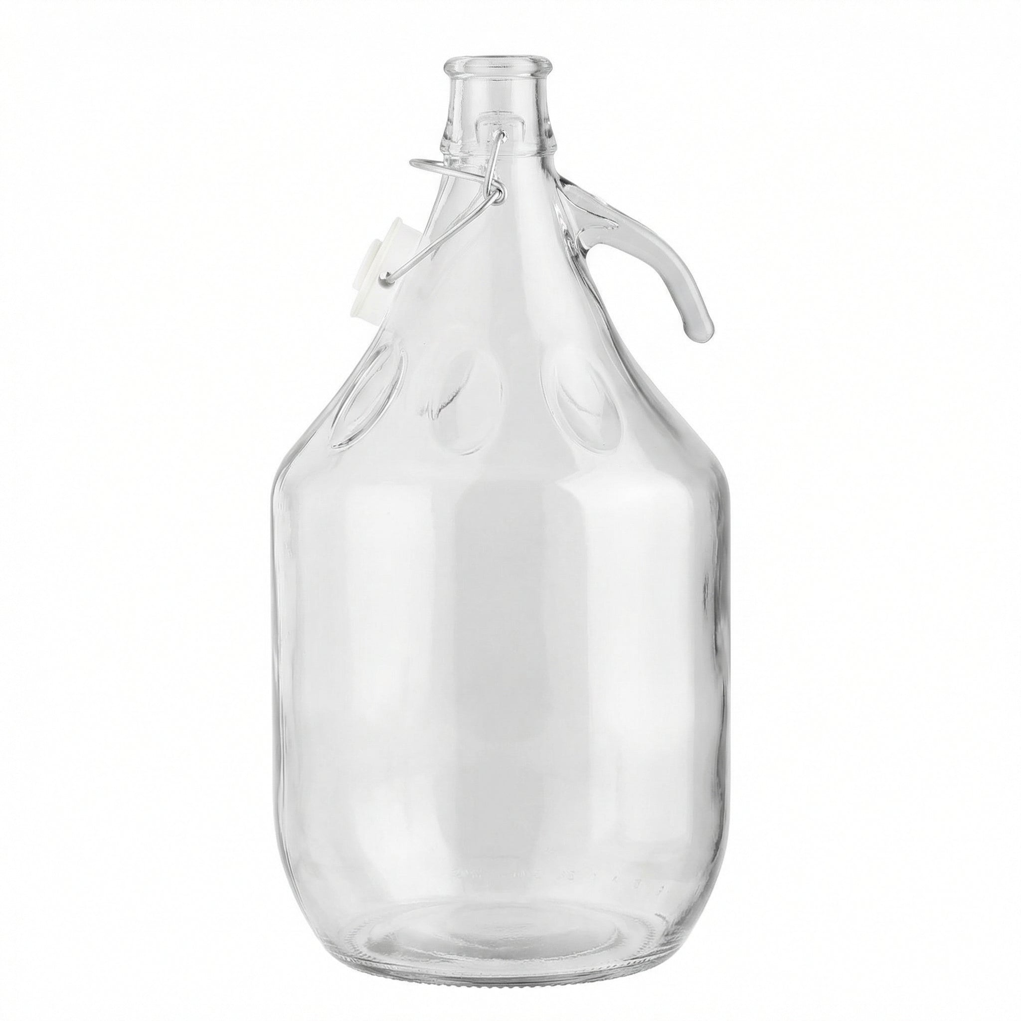4x 5 L Glasflasche mit Bügelverschluss – ideal für Wein, Bier & Met