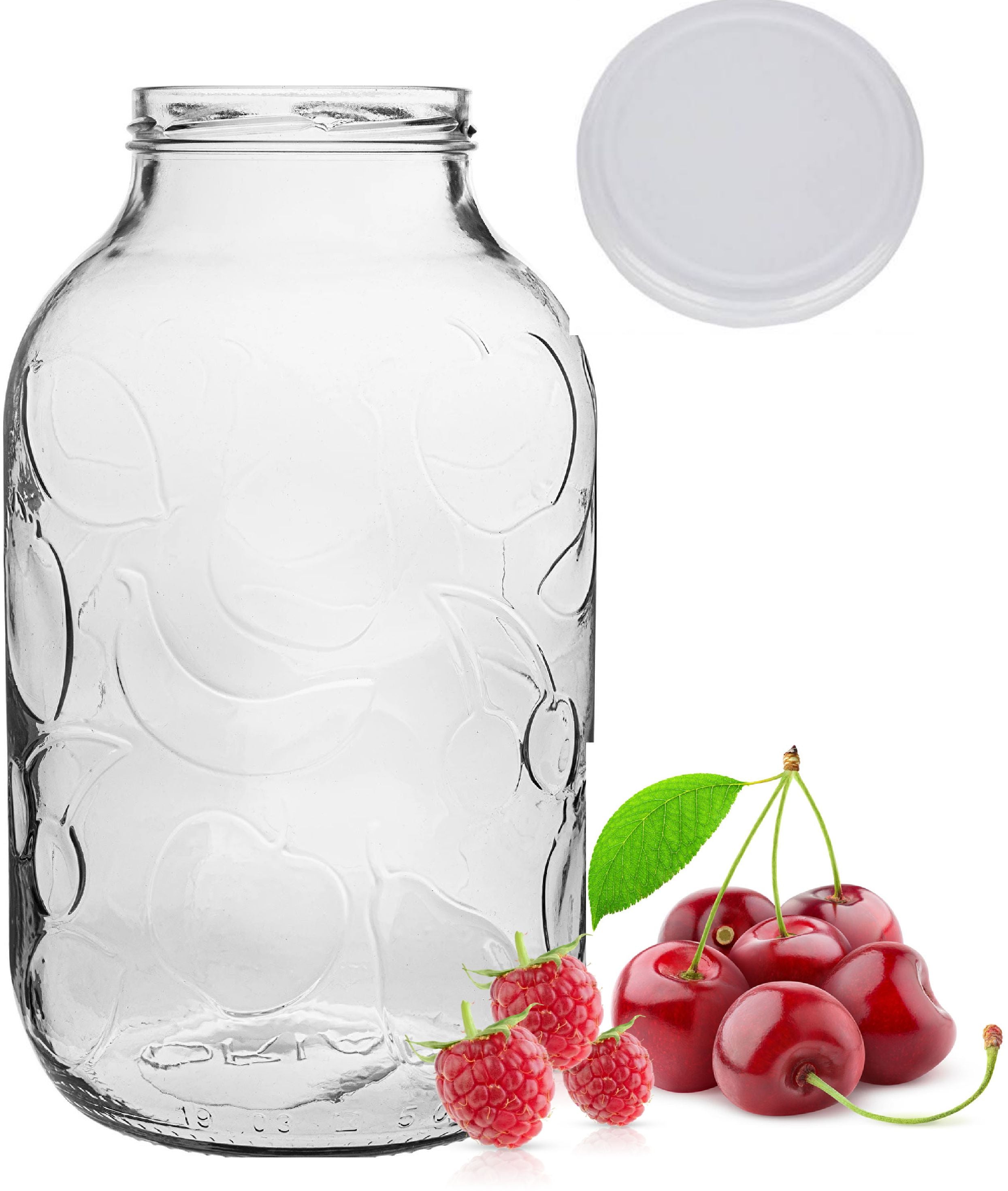 2x 5L Einweckglas + Schraubverschluss