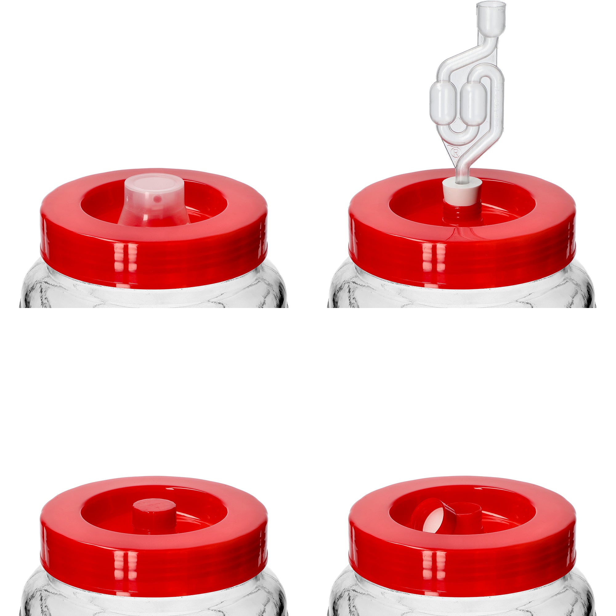 5L Gärballon +Gärröhrchen +Gummistopfen