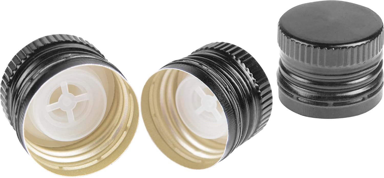 15x 100ml Glasflaschen mit Ausgießer & Schraubverschluss