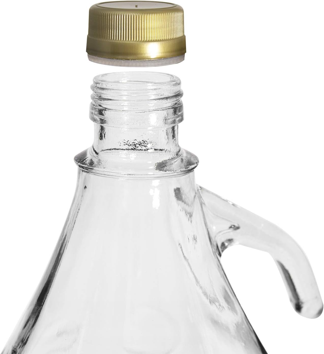4X 3L Gärbehälter mit Schraubverschluß + Stopfen + Gärröhrchen