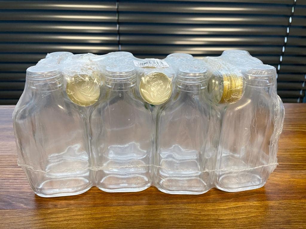 12 x Taschenflasche 100ml mit Schraubverschluss