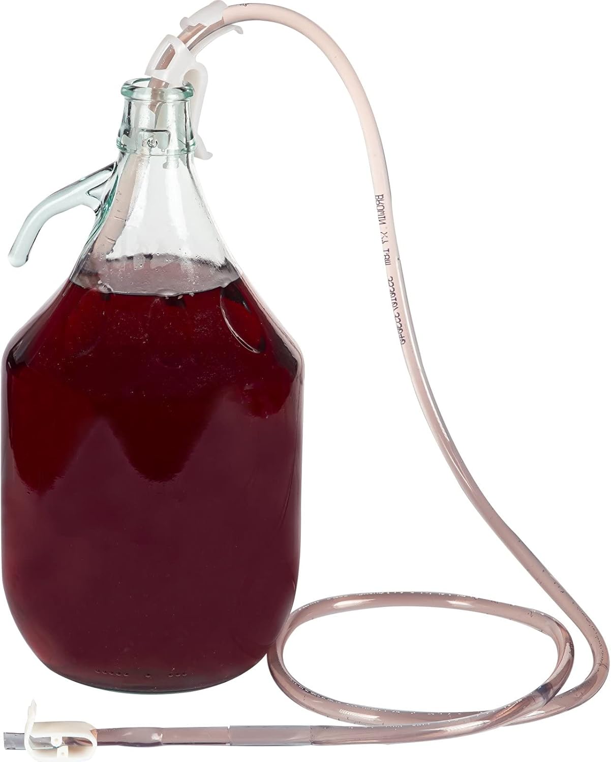 Set zum Weinabfüllen mit Griff und Klemme