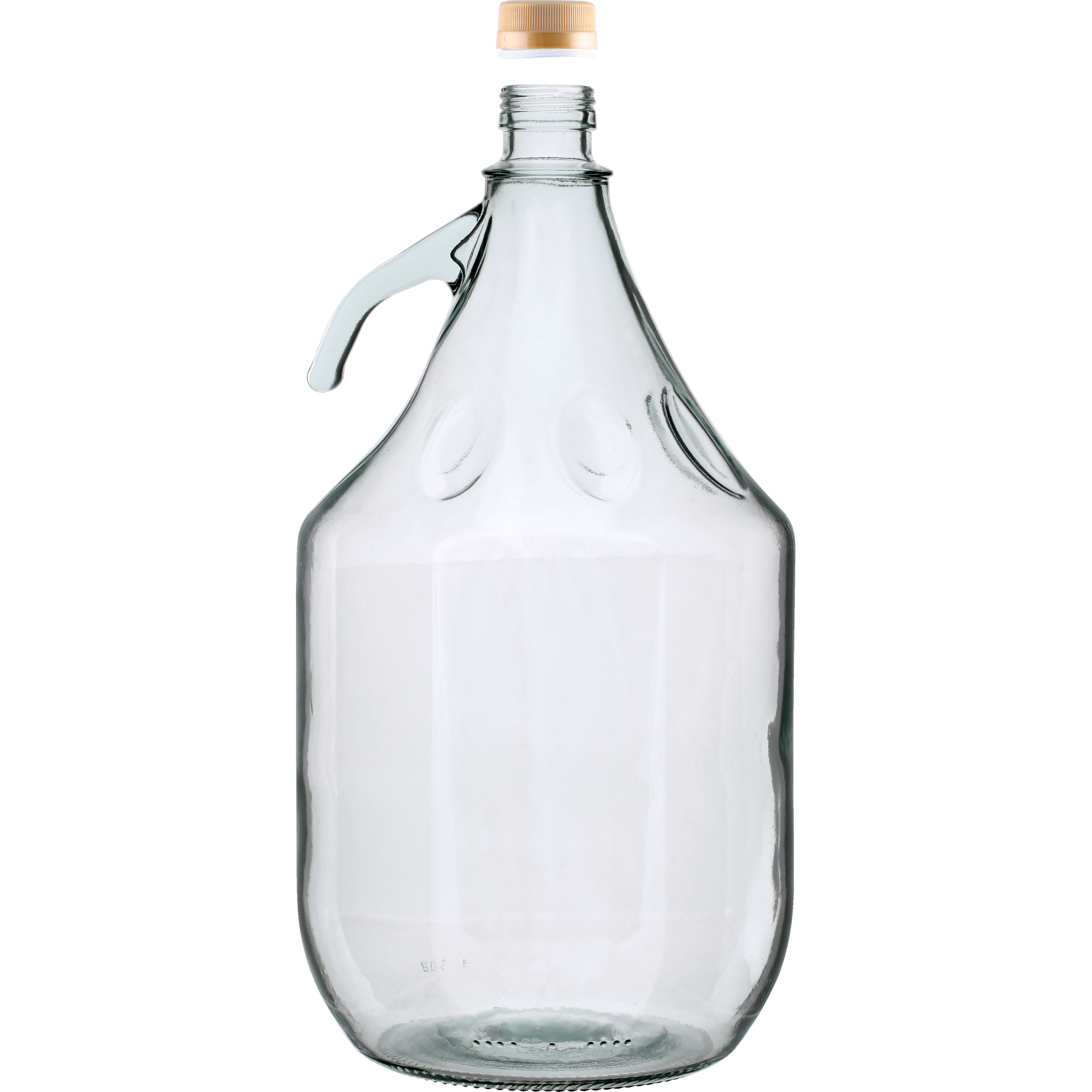 4 x  SET - 5L Gärballon + Stopfen + Gärröhrchen + Schraubverschluss