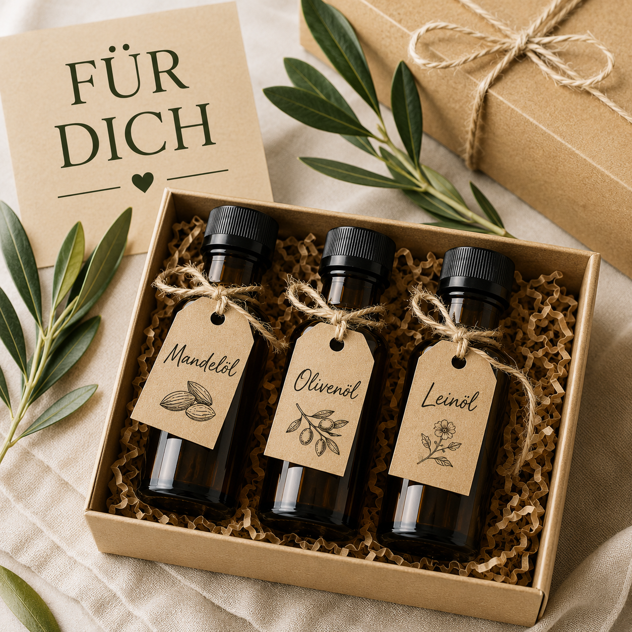 12 Stück 100ml Glasflaschen
