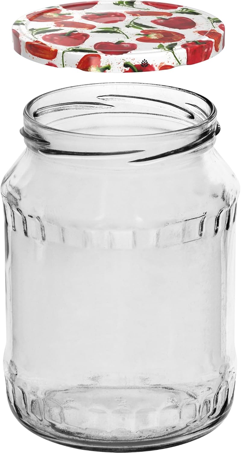 6 Stück Vorratsgläser| Füllmenge 720 ml