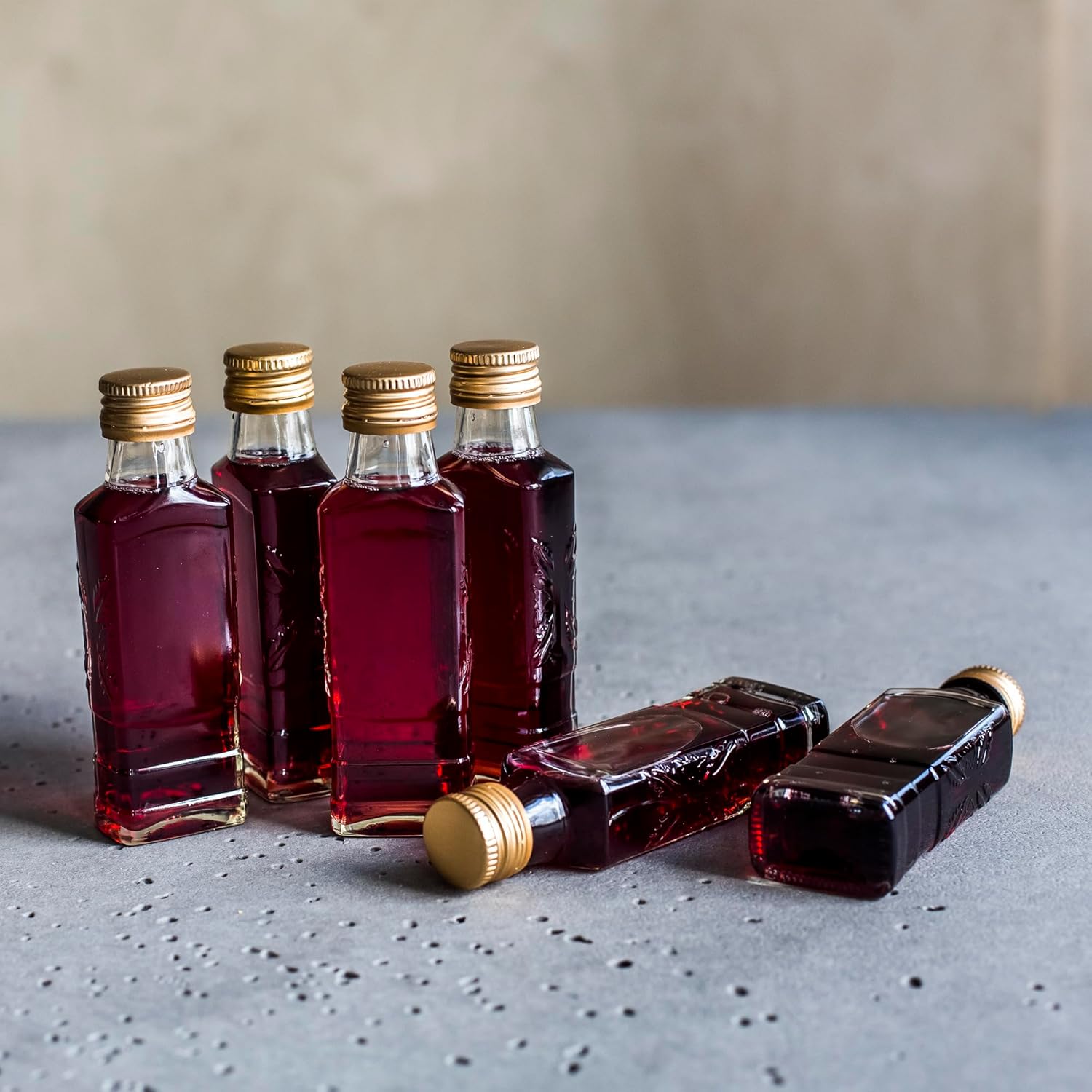 12x 100ml Glasflaschen