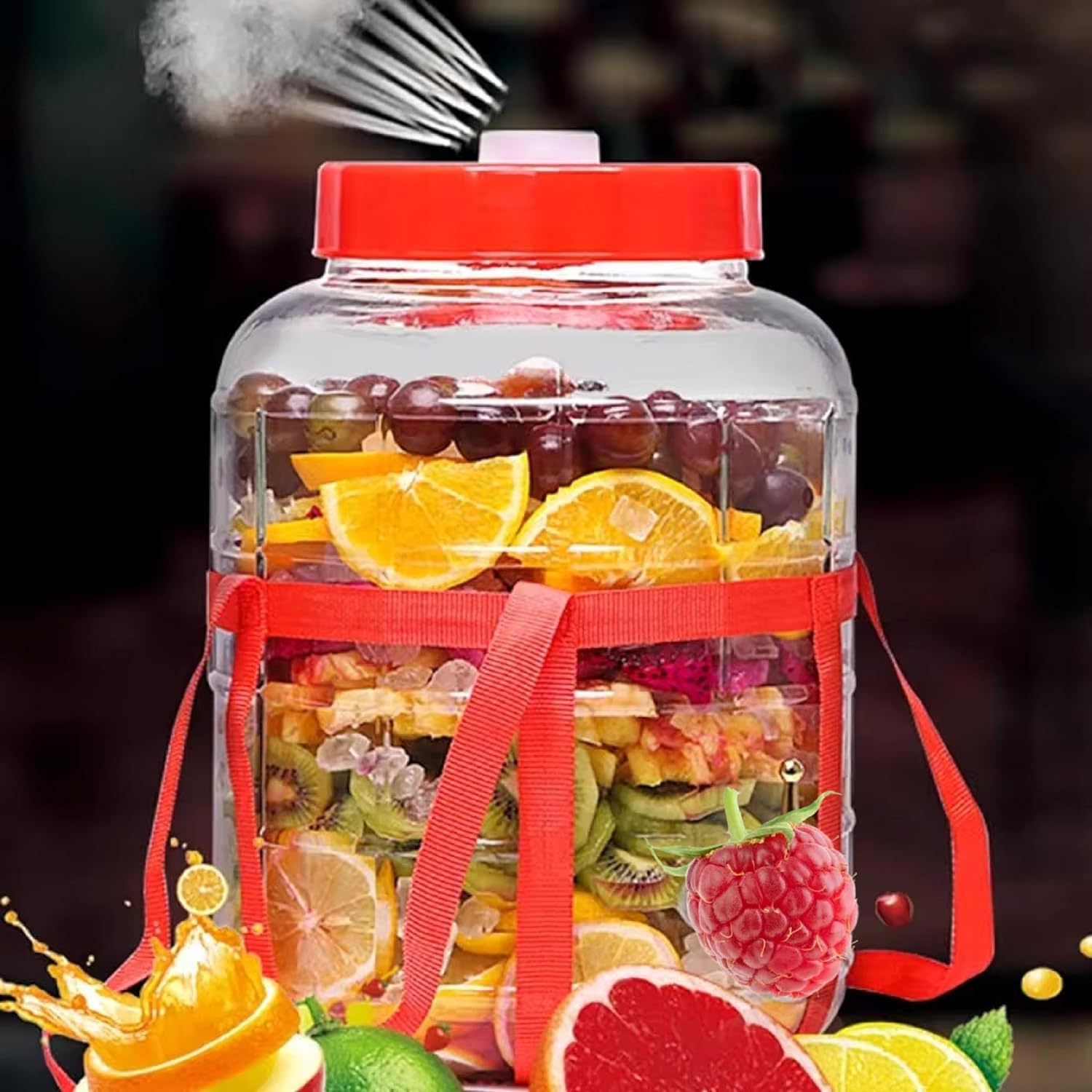 18L Glasballon+Gäraufsatz für Wein Bier Maische