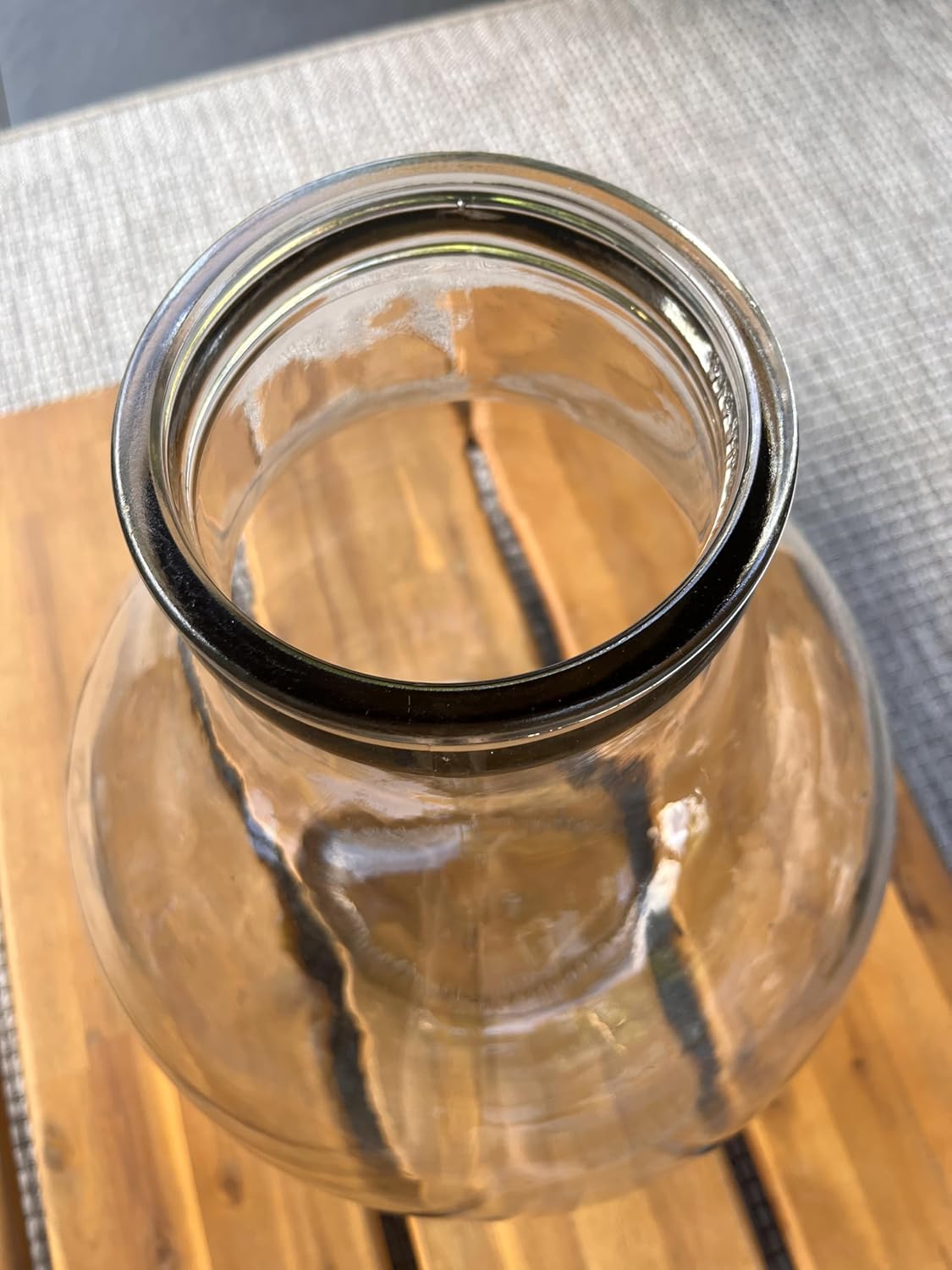 20L Glasballon Set +Gummikappe+ GÄRRÖHRCHEN