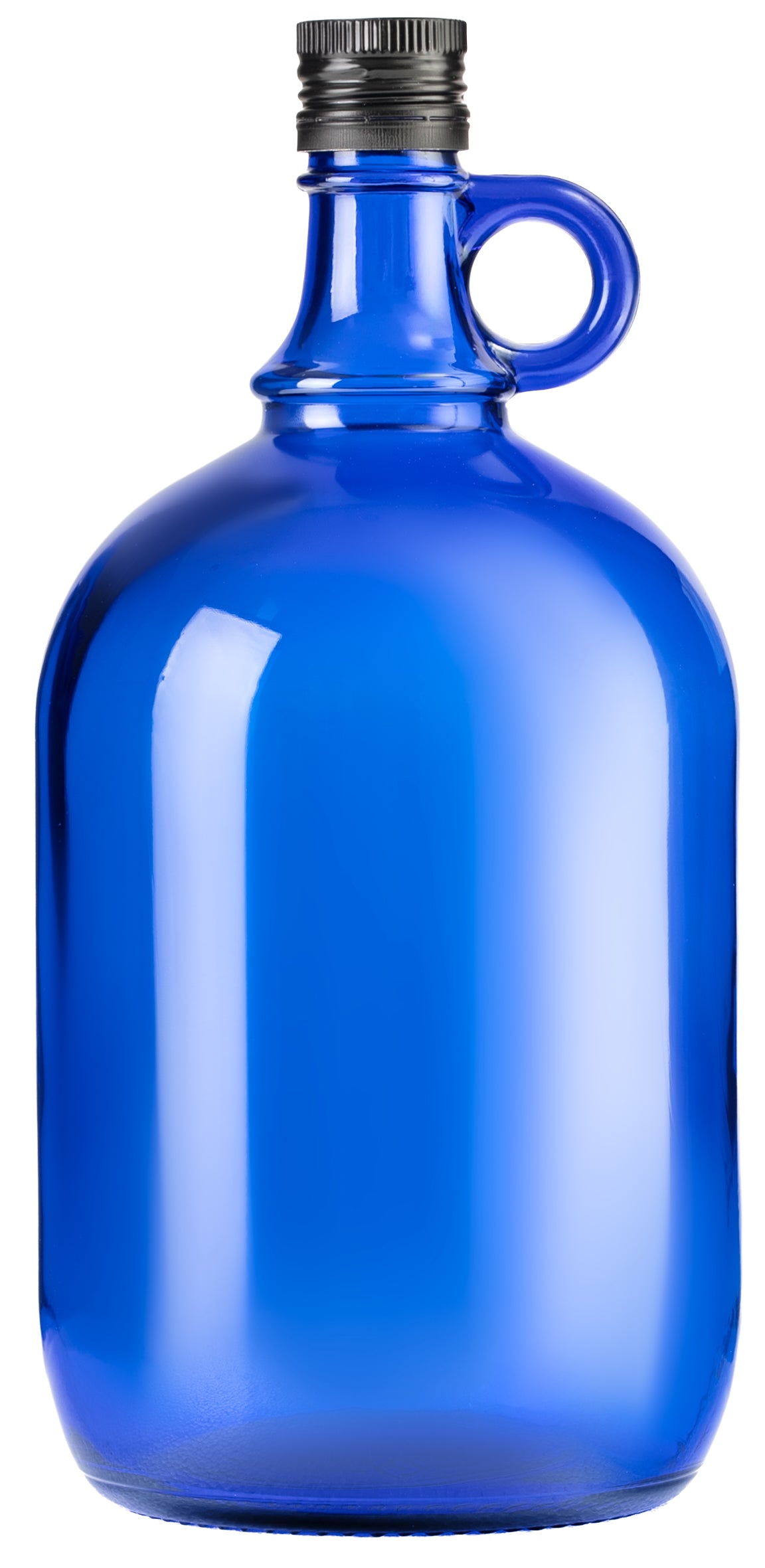 4x 2L Flasche mit rundem Griff + Aussgießer