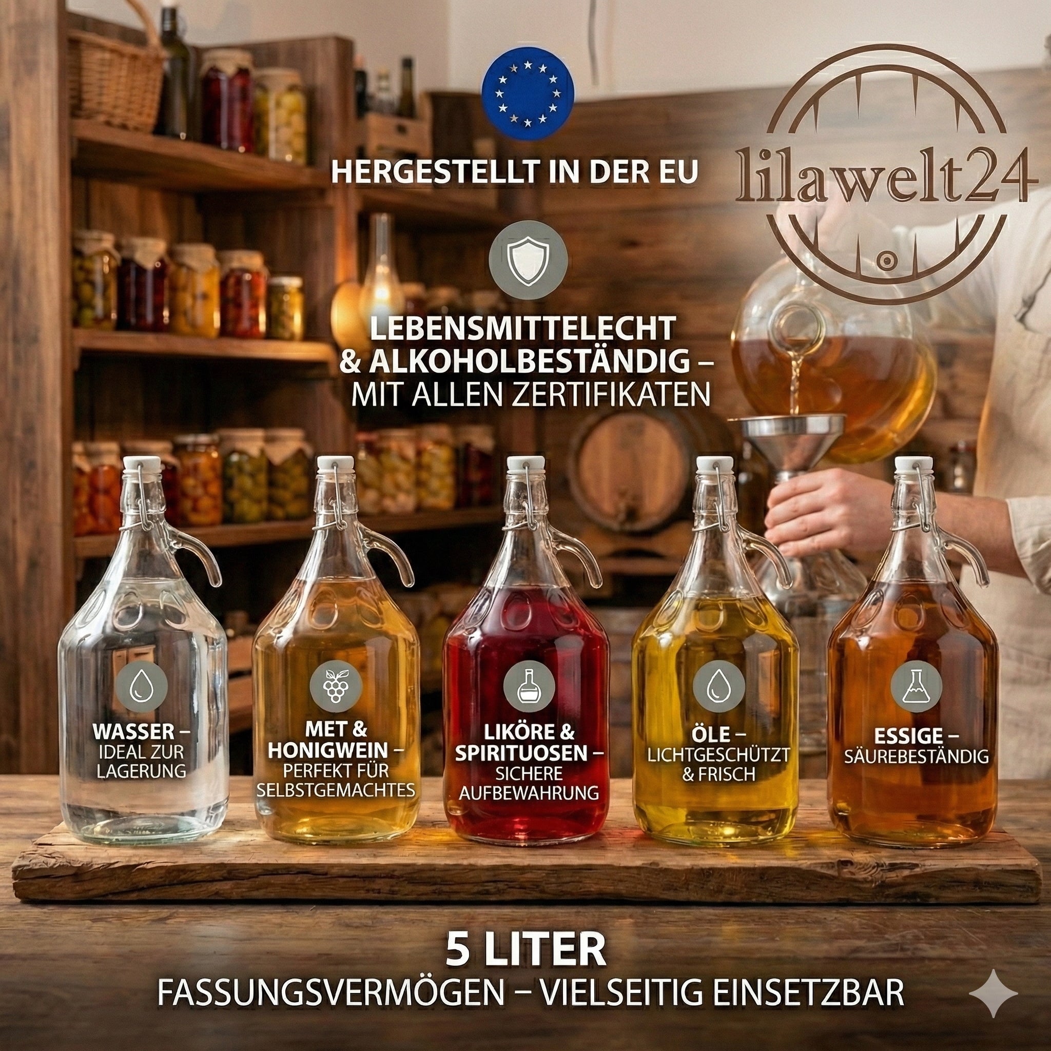 Cocktail-Essenzen Set 6× 40 ml, Aromen für Alkohol und Drinks