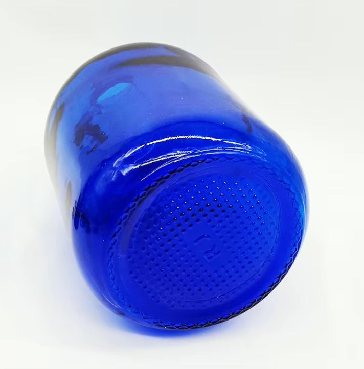 Blaue 5L Glasflasche