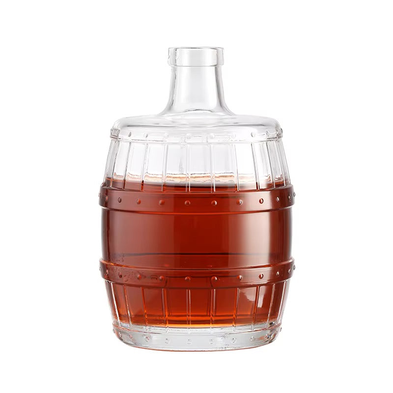 500ml Flasche mit Verschlüss- Glasfass