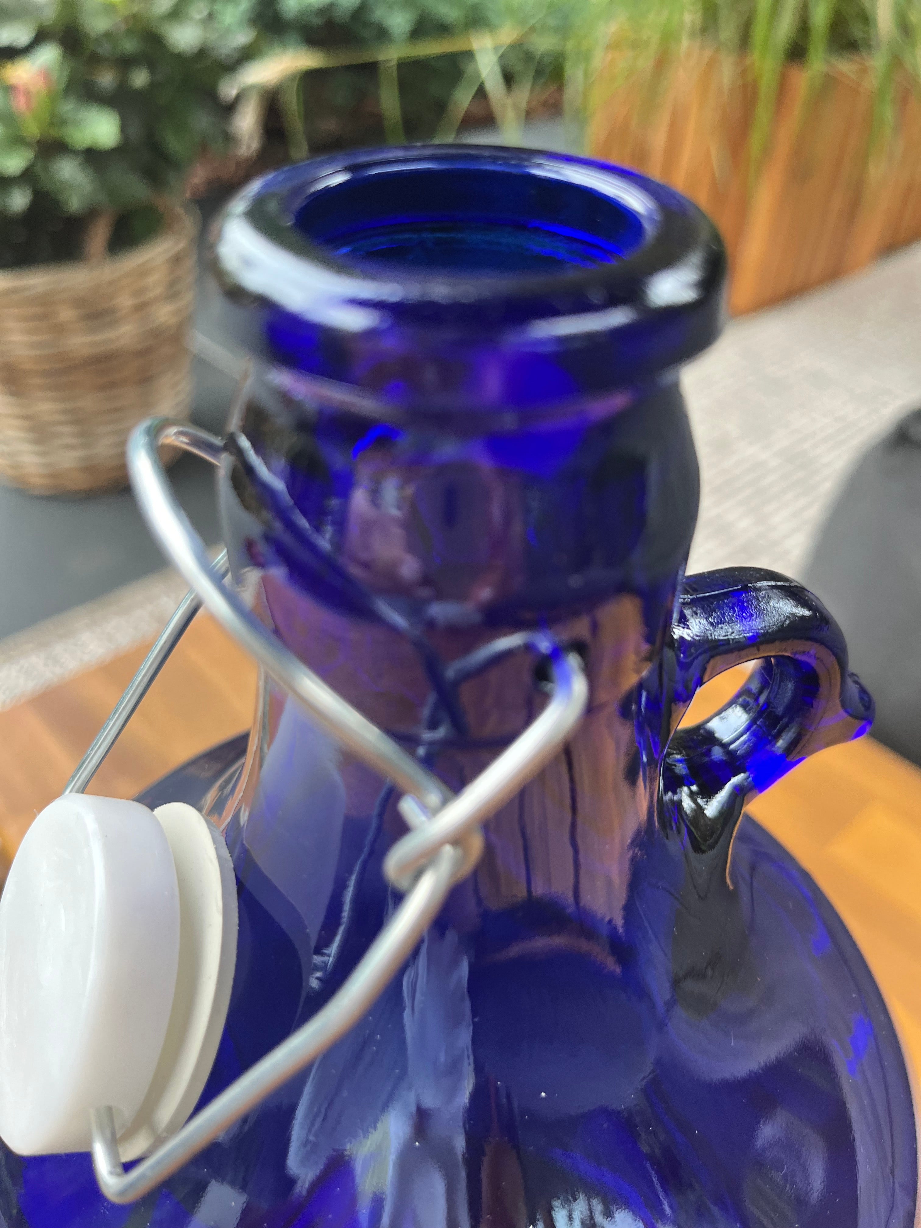 4x 5L Premium Blaue Bügelflasche