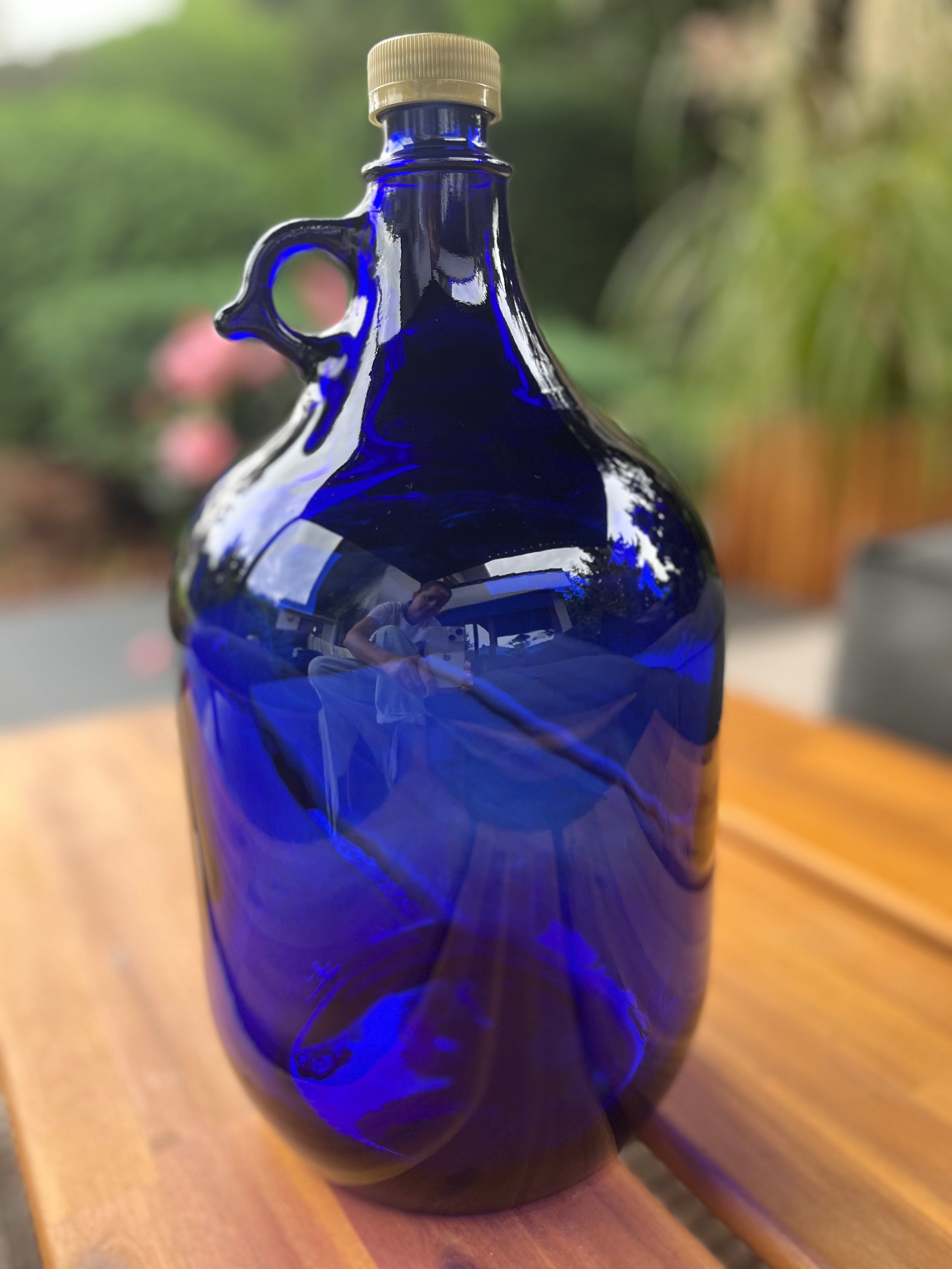 2x 5L Premium blaue Flasche mit Schraubverschluss