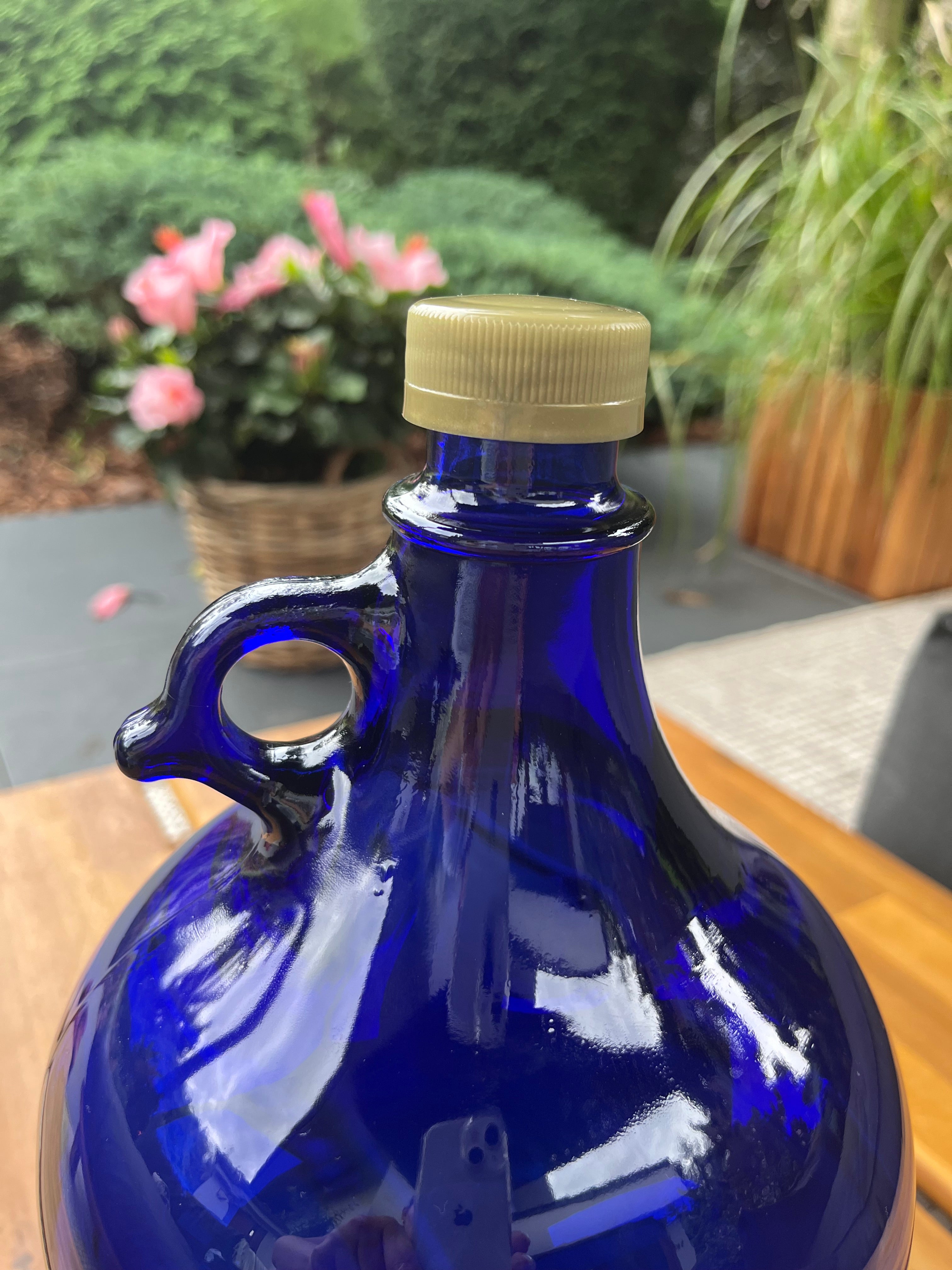 2x 5L Premium blaue Flasche mit Schraubverschluss