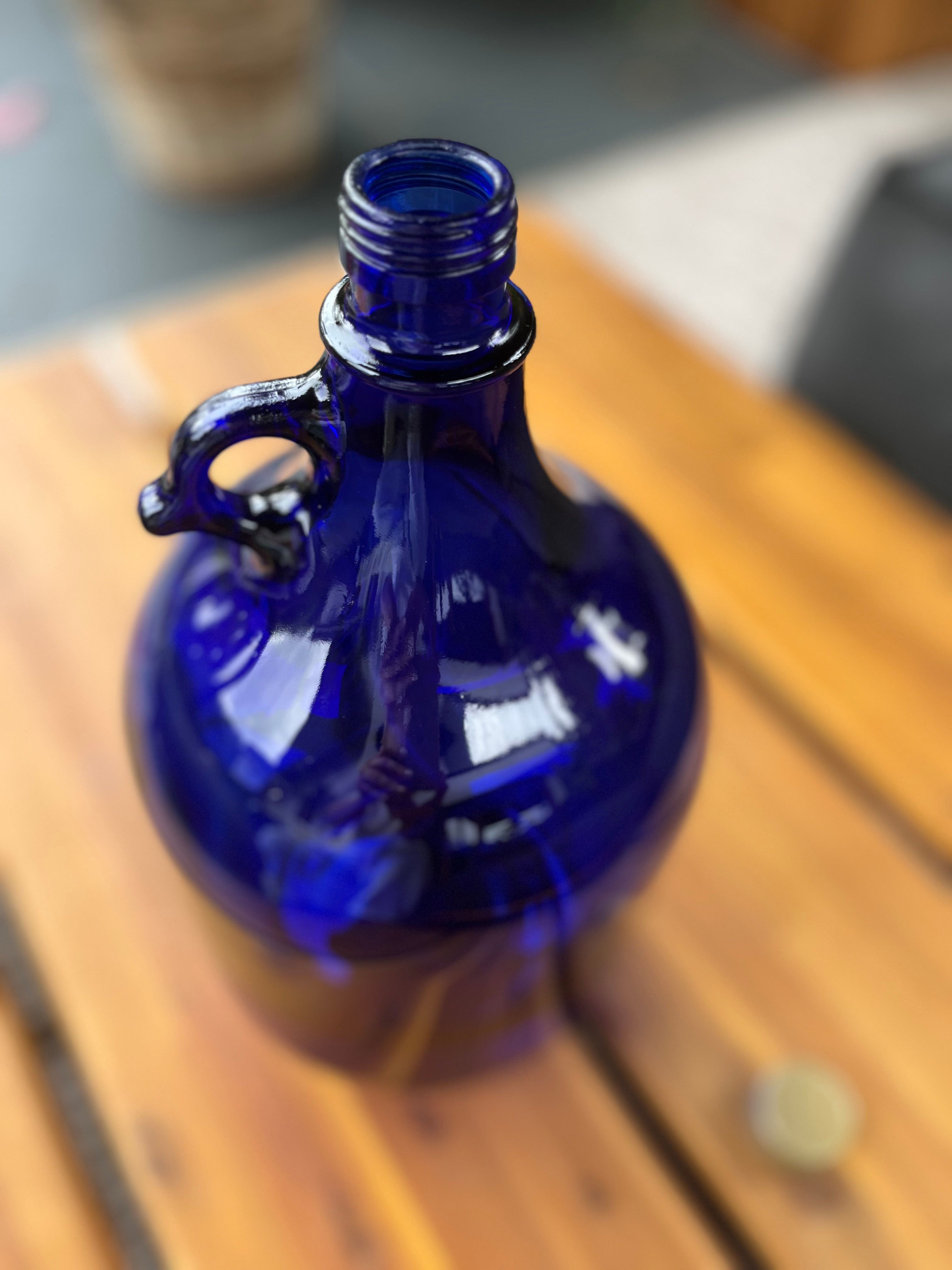 2x 5L Premium blaue Flasche mit Schraubverschluss