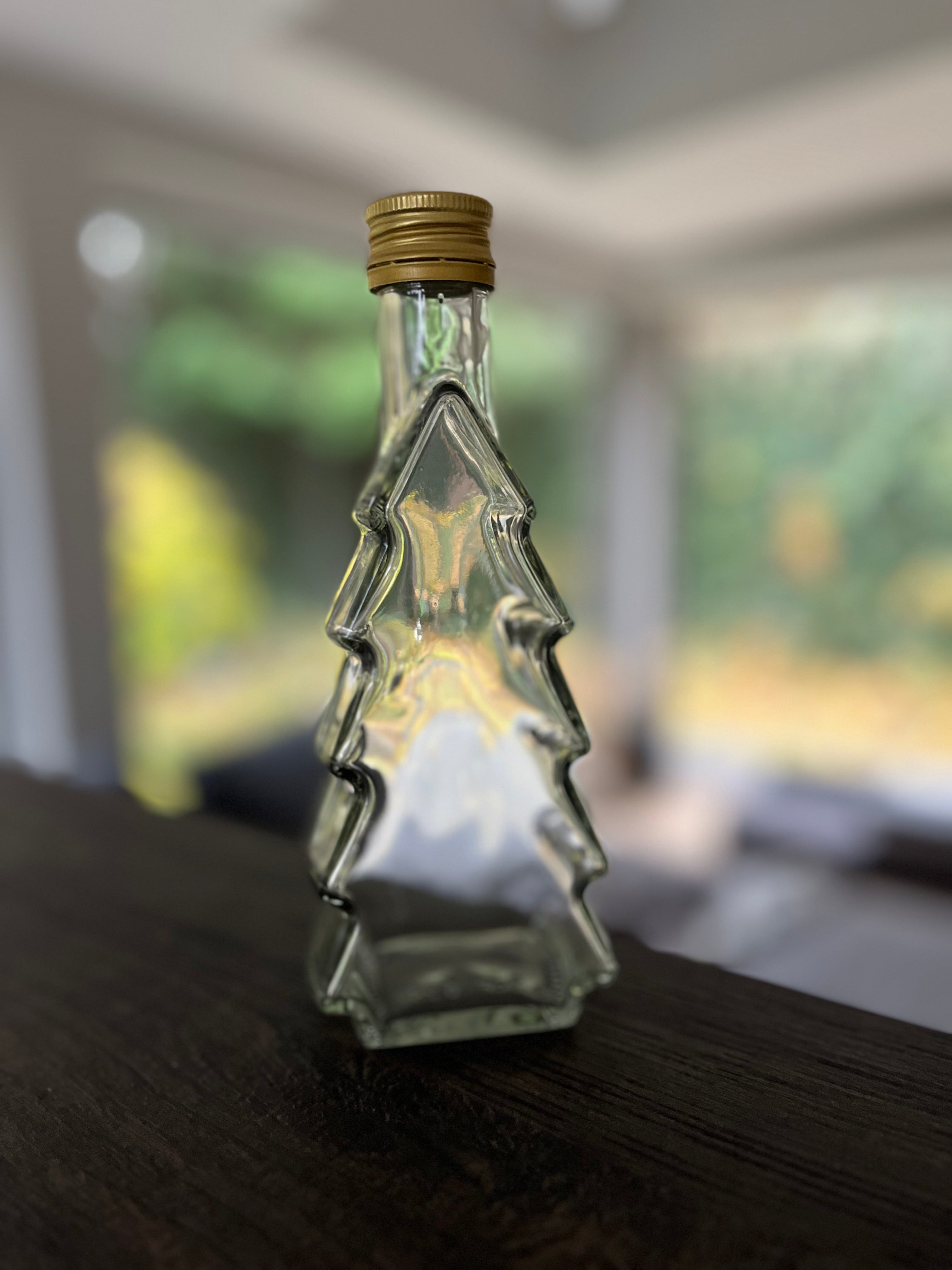 6x 250ml Weihnachtsflaschen zum befüllen