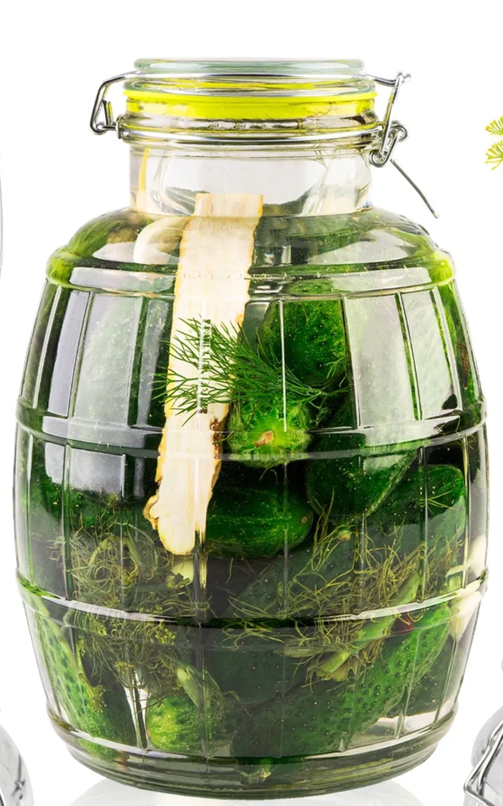 Großes Einmachglas 2,8L mit Bügelverschluss