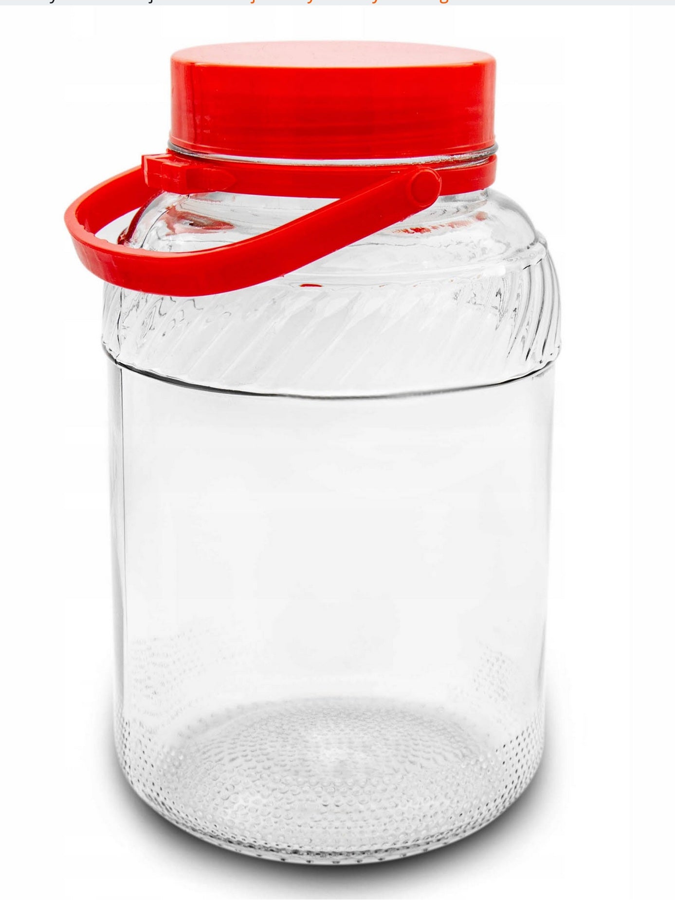 5 L Einmachglas – Mit Griff & Schraubverschluss für Küche & Vorrat