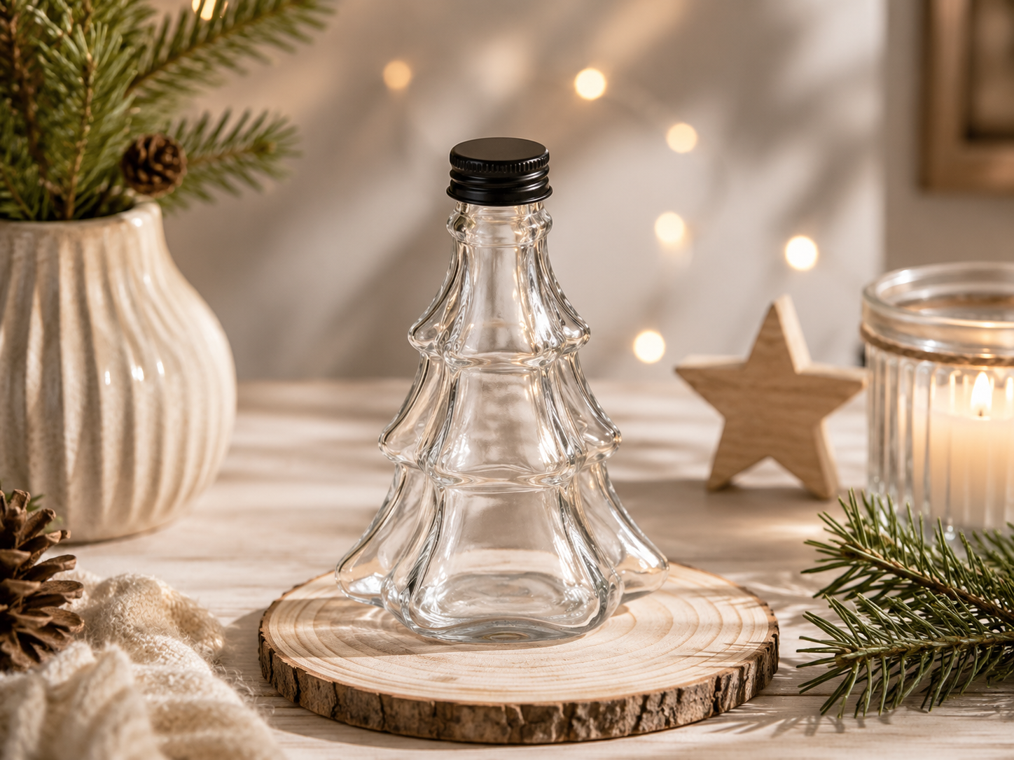 12x 300 ml Likörflasche - Tannenbaum