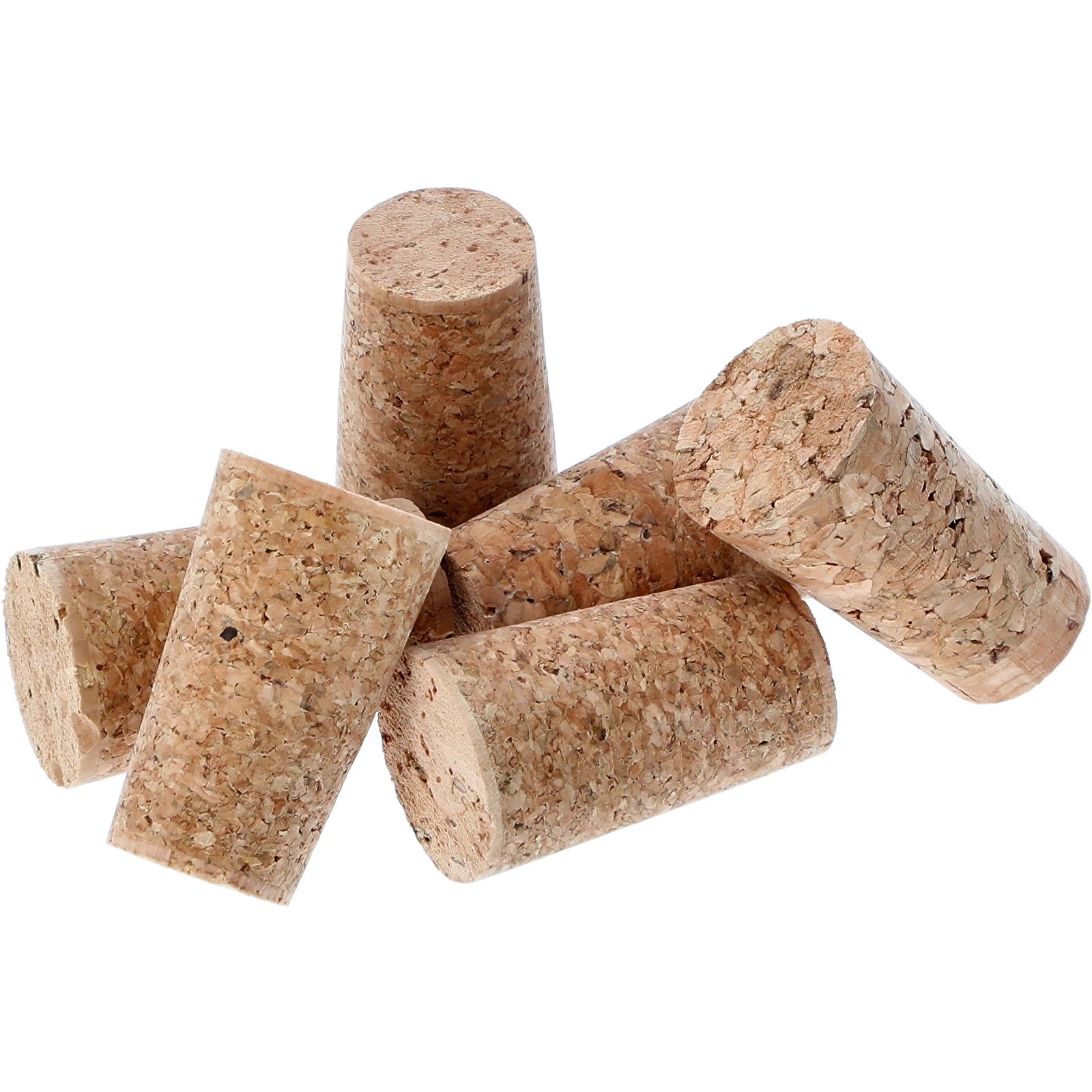 6x 100ml Glasflaschen Set mit Naturkorken – Kleine Flaschen für Likör, Öl & Gastgeschenke