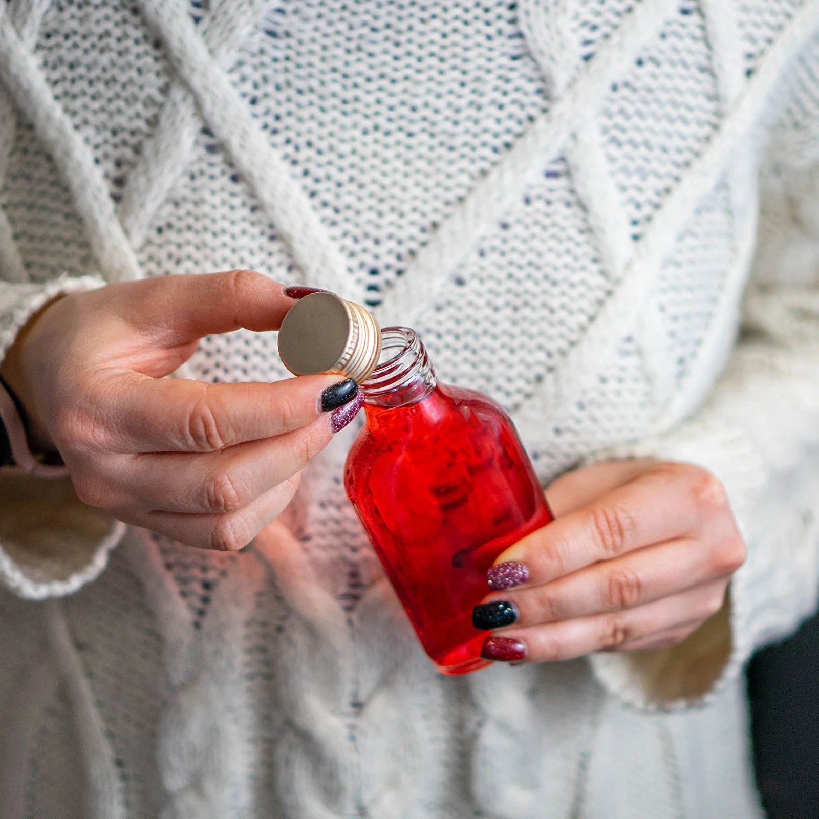 10x 200ml Glasflaschen Set mit Schraubverschluss – Leere Flaschen für Likör & Öl