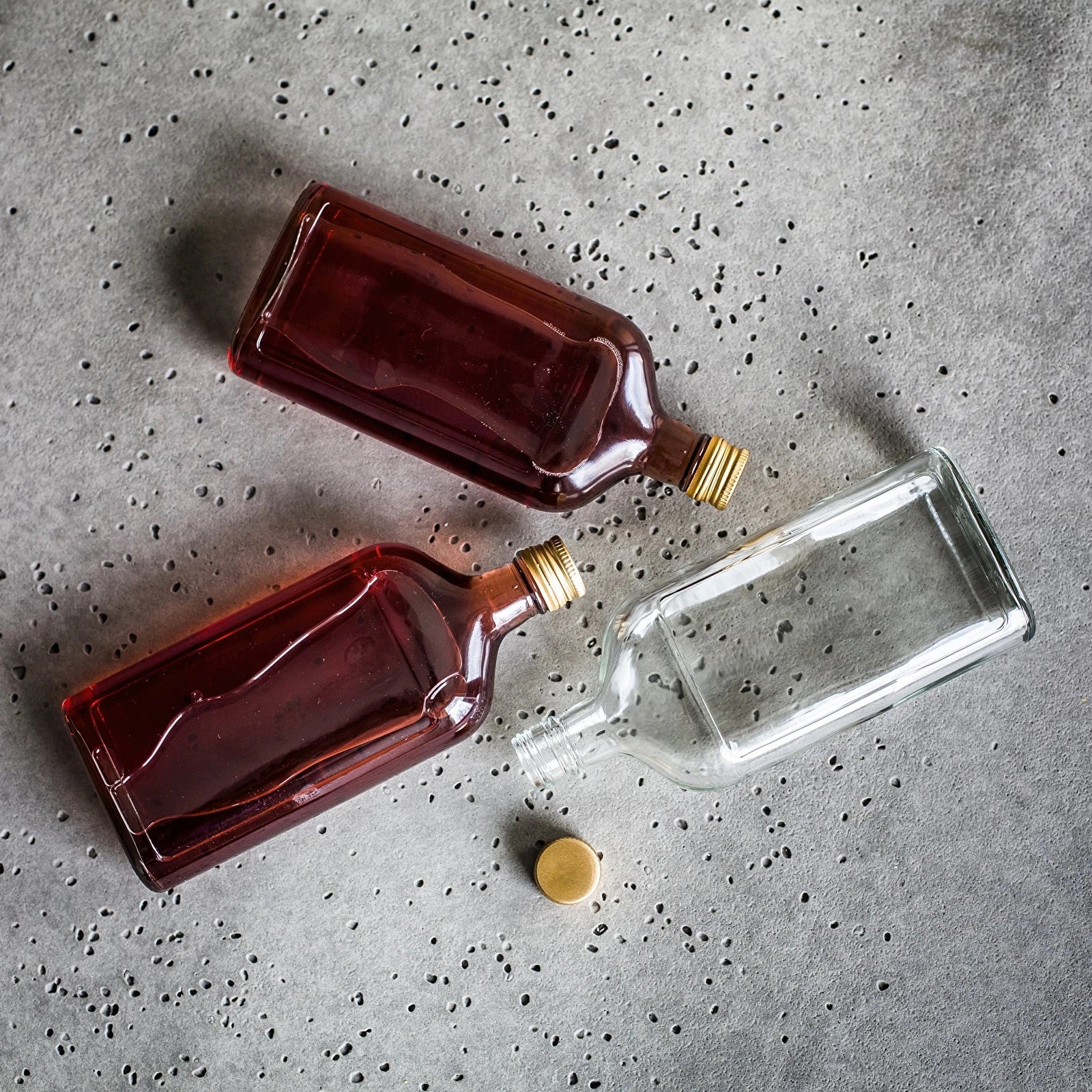 3× 500 ml Flasche mit Schraubverschluss