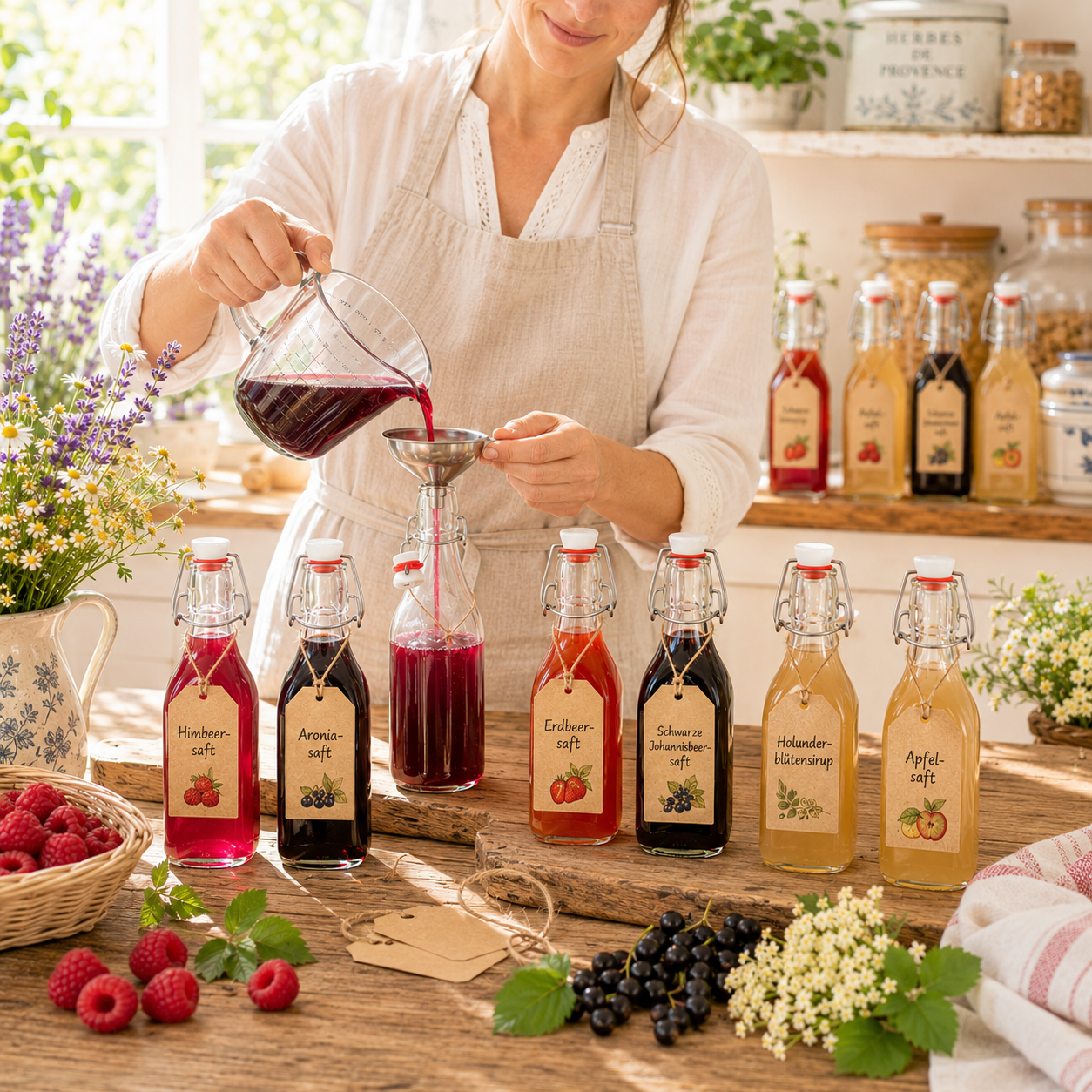 12 Glasflaschen 250ml mit Bügelverschluss