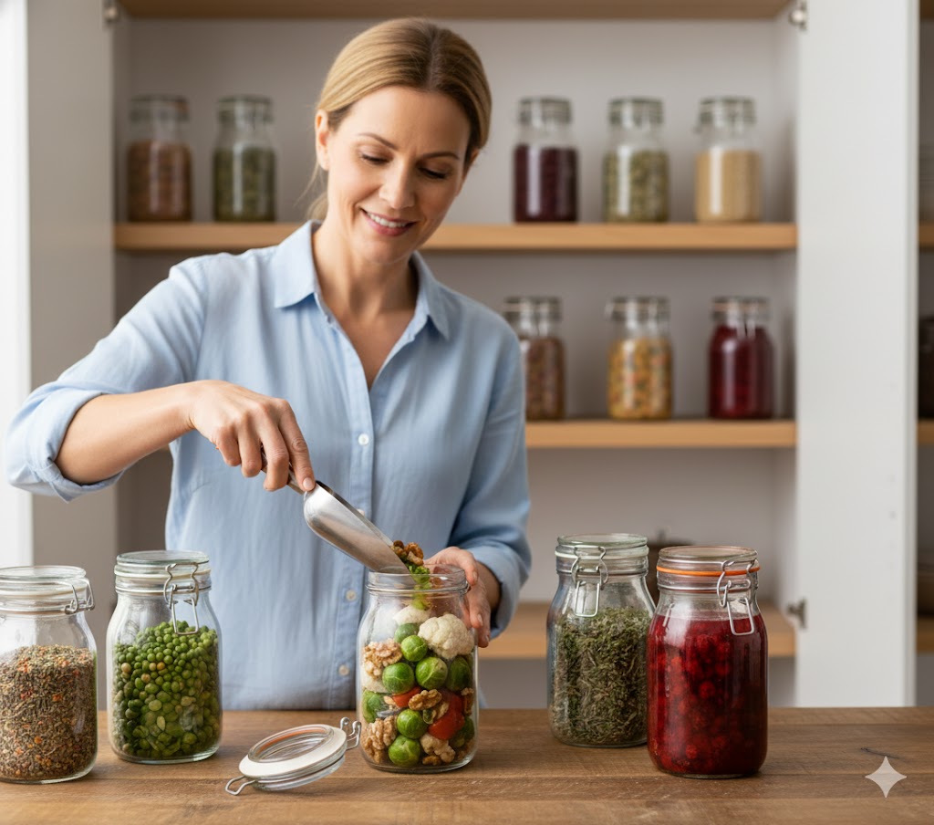 6x Vorratsgläser 1100ml (1,1L) – mit Bügelverschluss & Gummiring